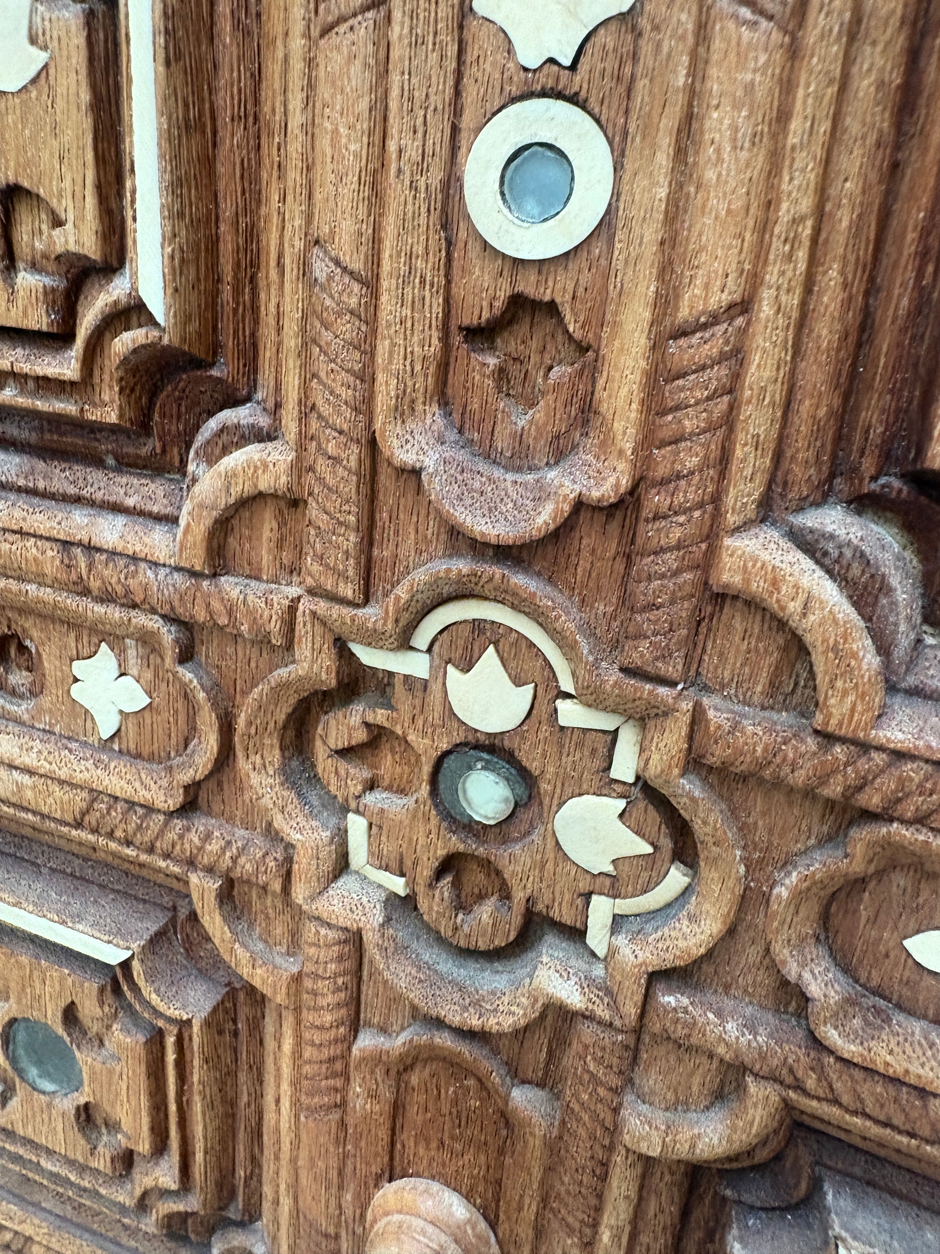 Large Antique Temple Cabinet