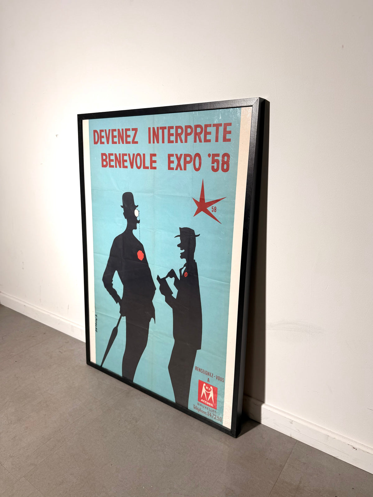 Original Expo 58 Brussels Poster by Depauw | 1958