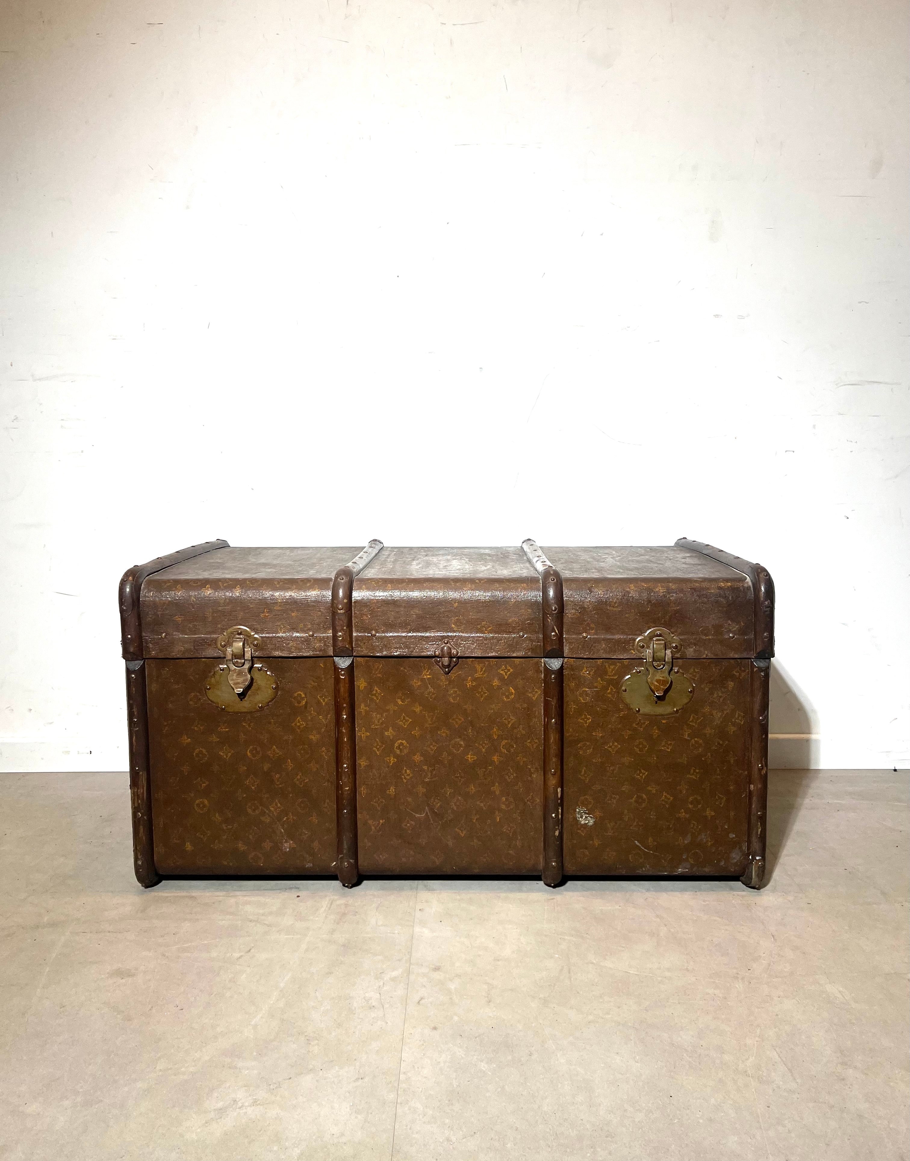 LV style Suitcase with Monogram