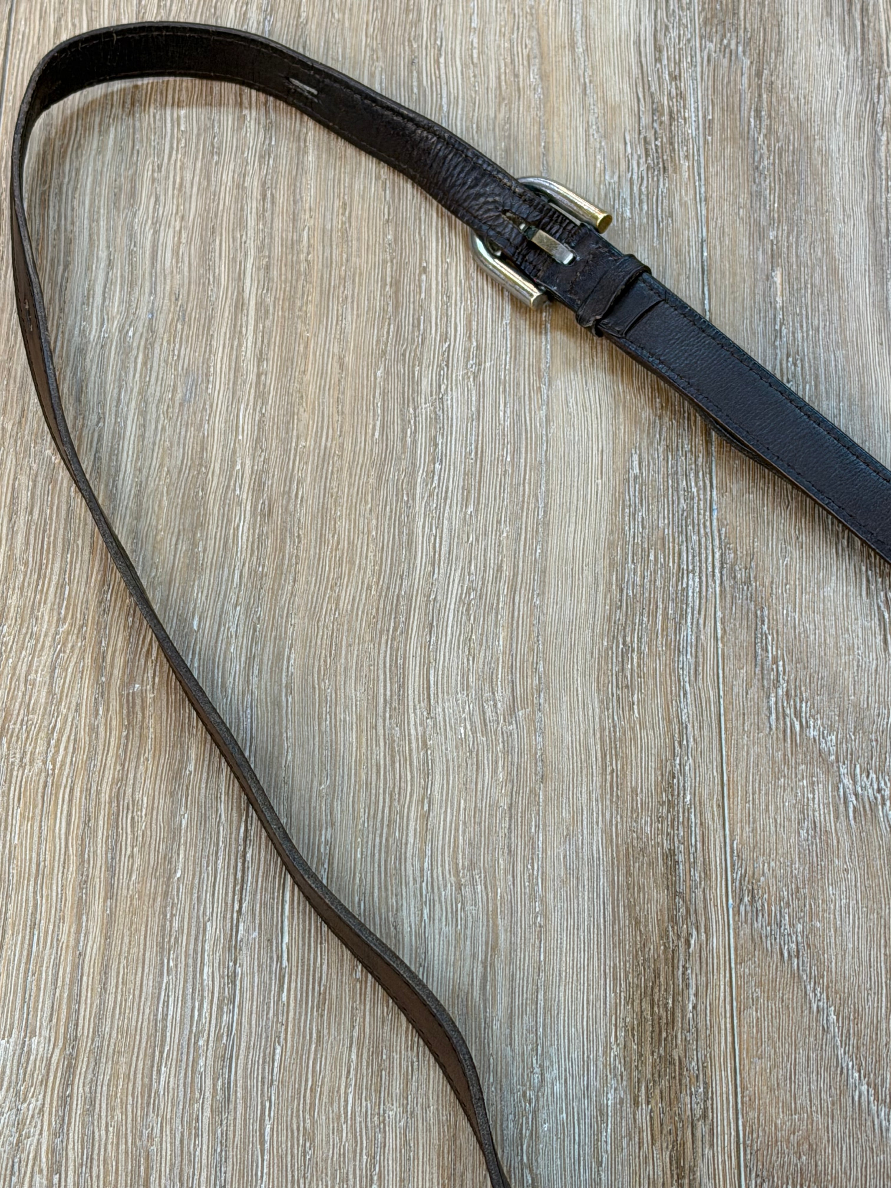 Delvaux Brown Leather Crossbody Bag