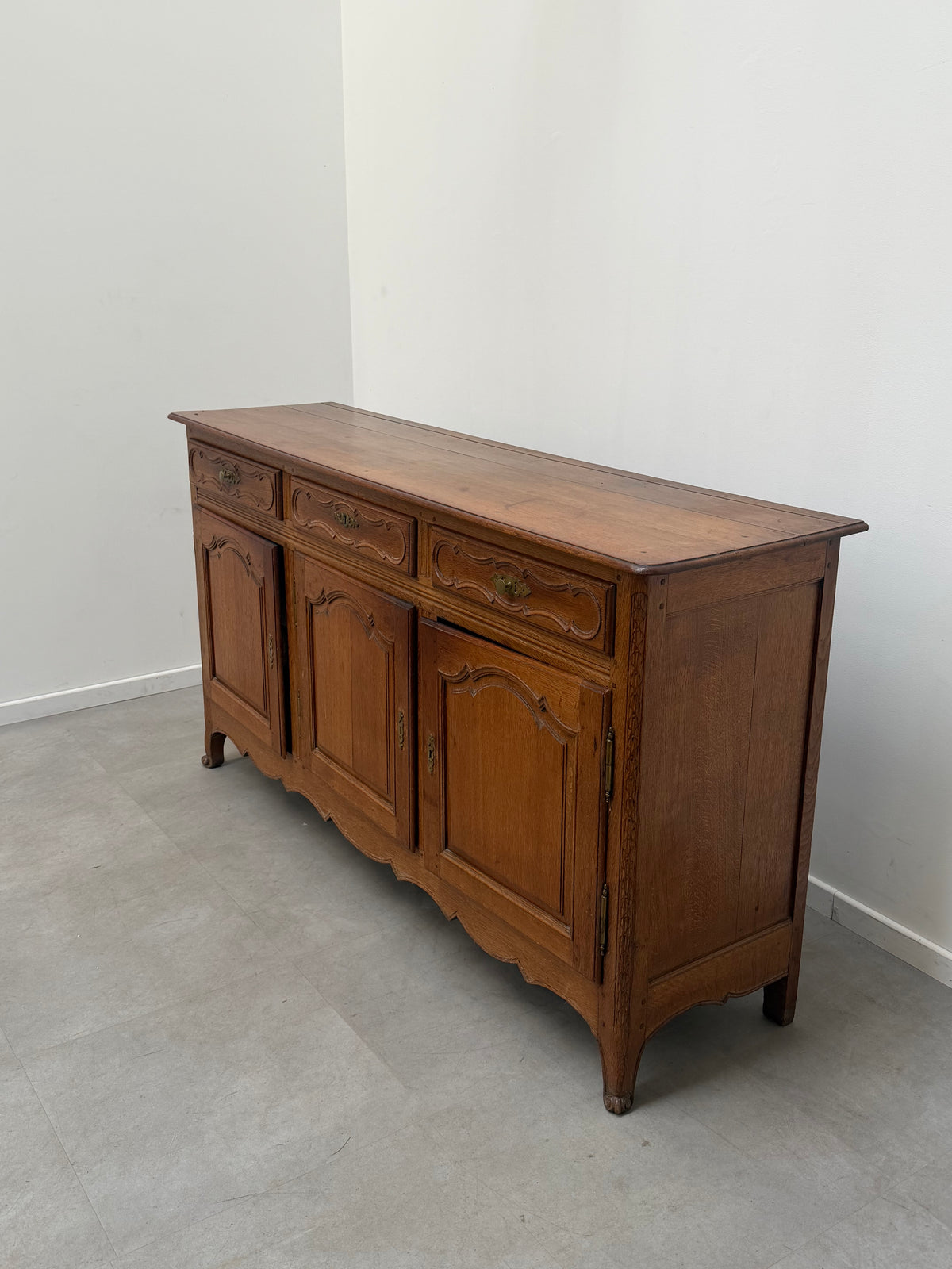 19th-Century French Oak Sideboard
