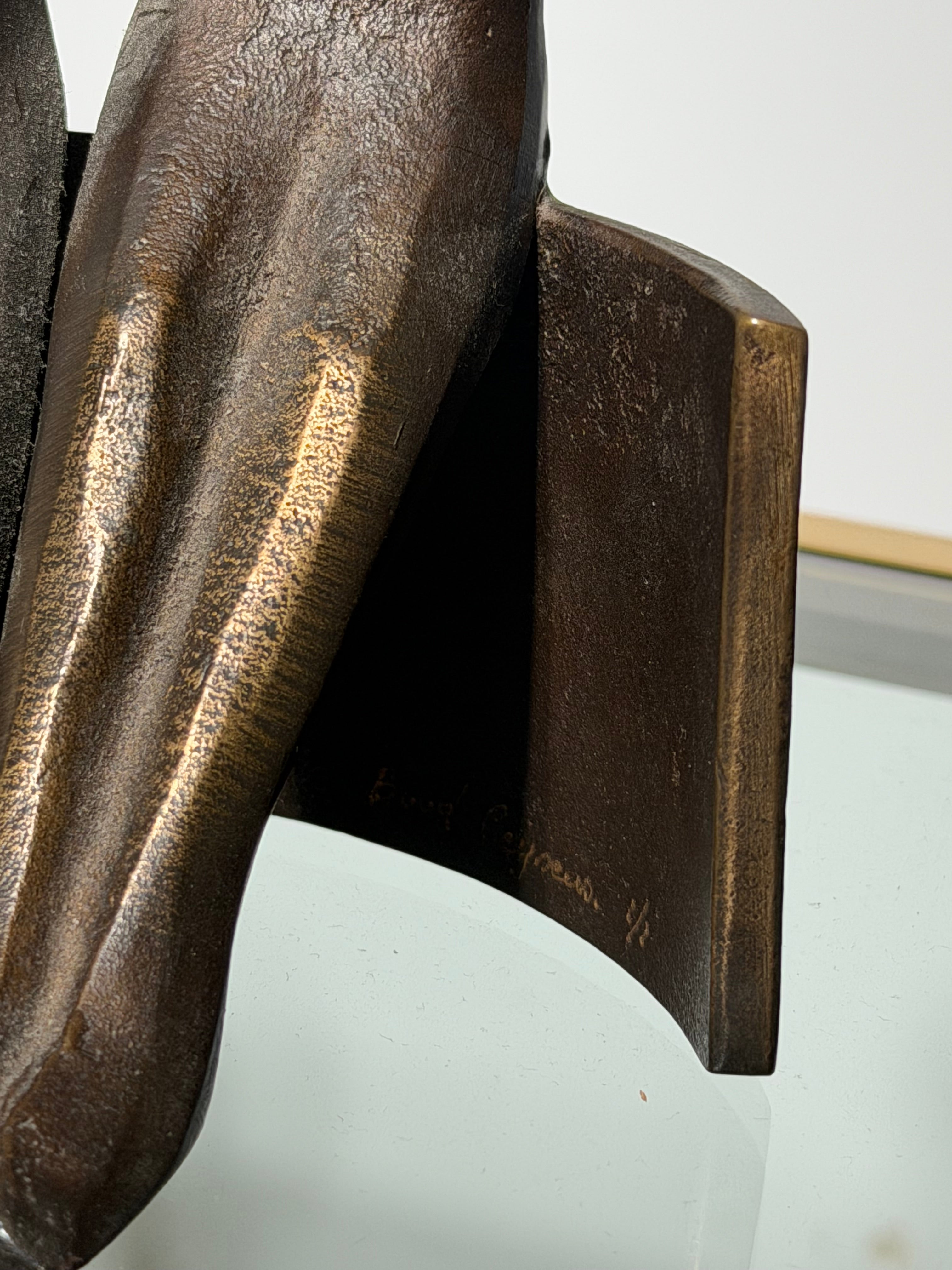 Boud Ceysens – Abstract Bronze Sculpture “Couple” (Edition 2/2)