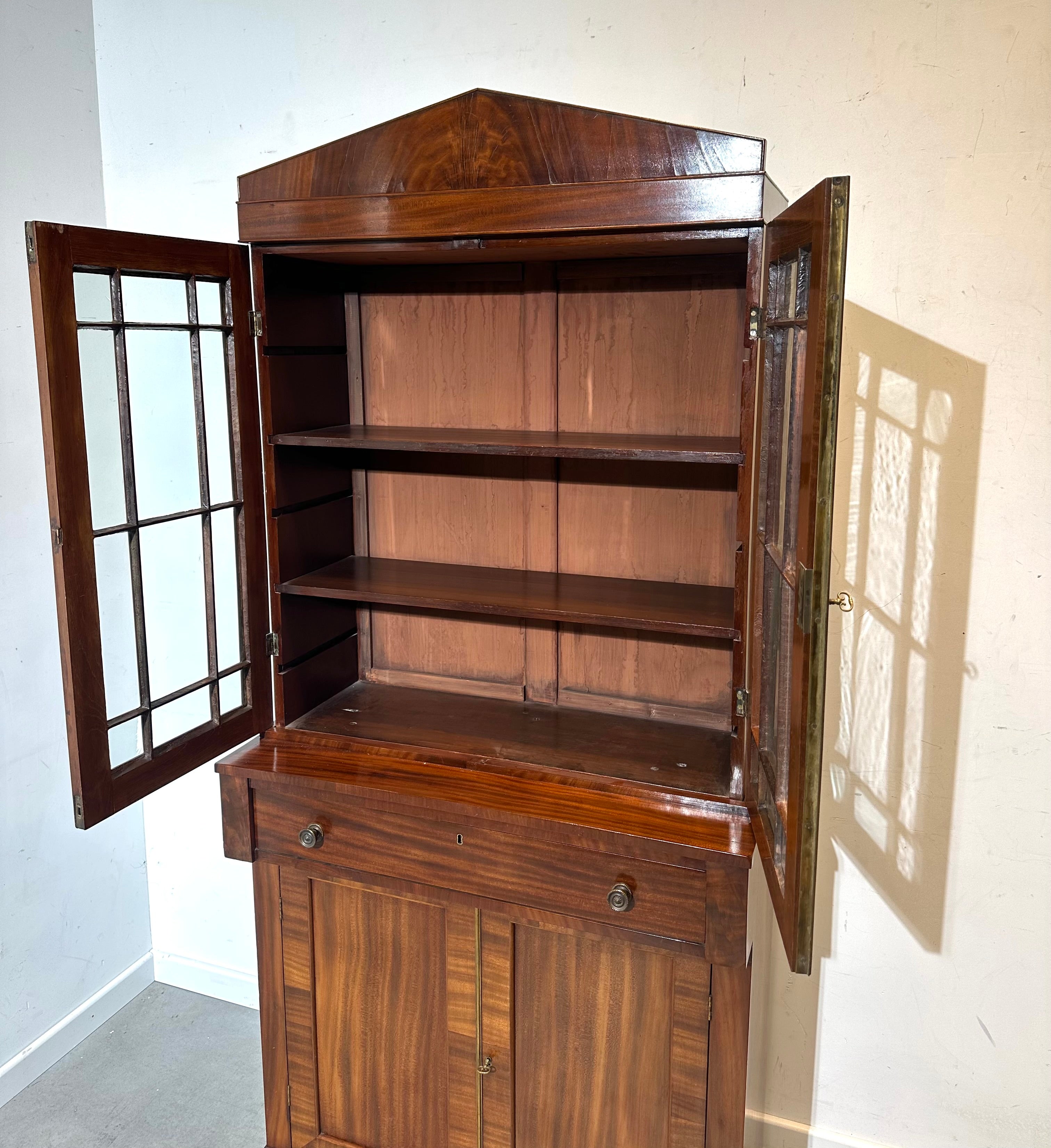 Antique Mahogany Display Cabinet