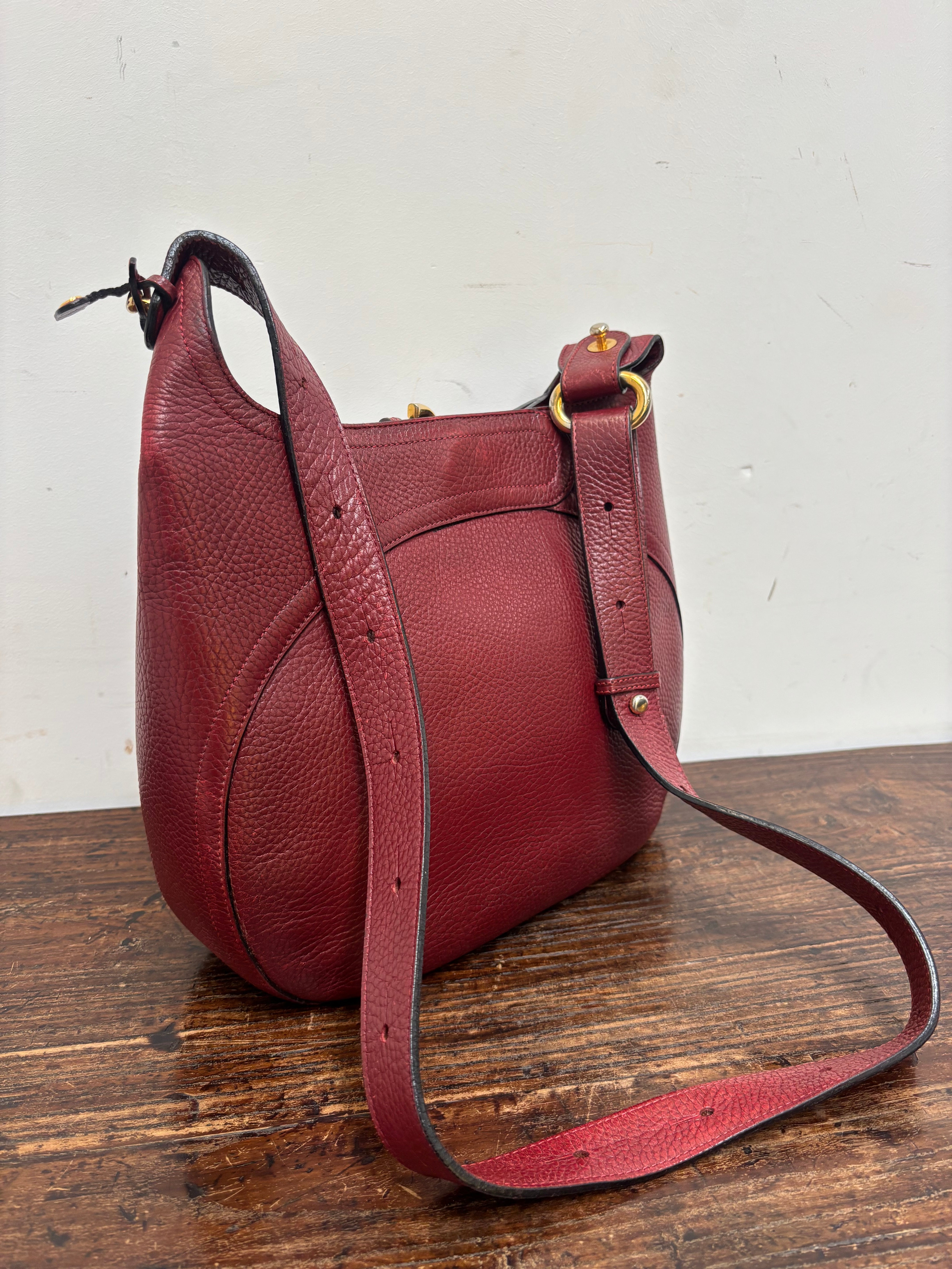 Sac bandoulière Delvaux Souverain rouge