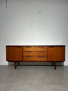 Vintage teak sideboard with rosewood handles