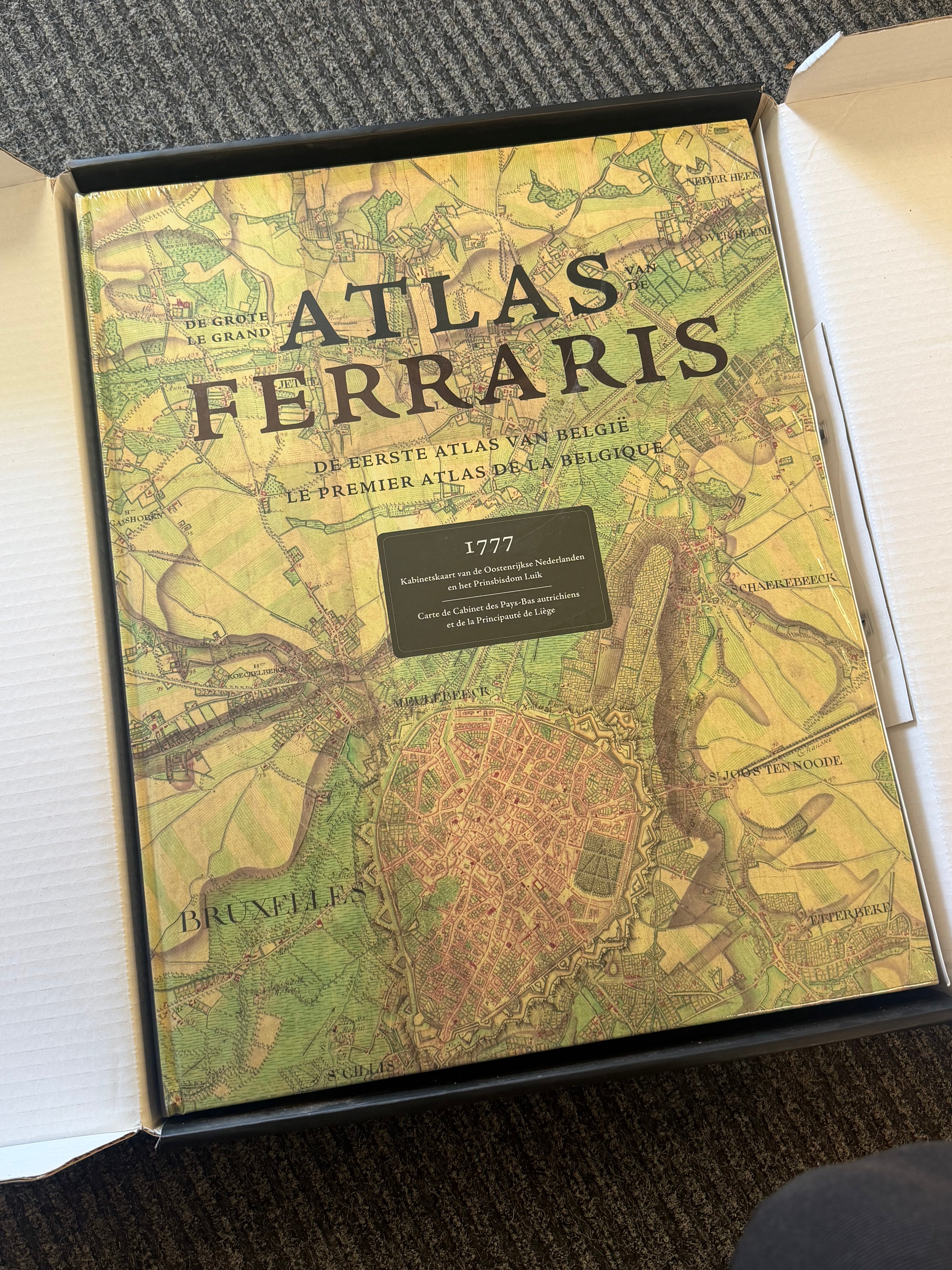 Atlas Ferraris – De Eerste Atlas van België / Le Premier Atlas de la Belgique – 1777