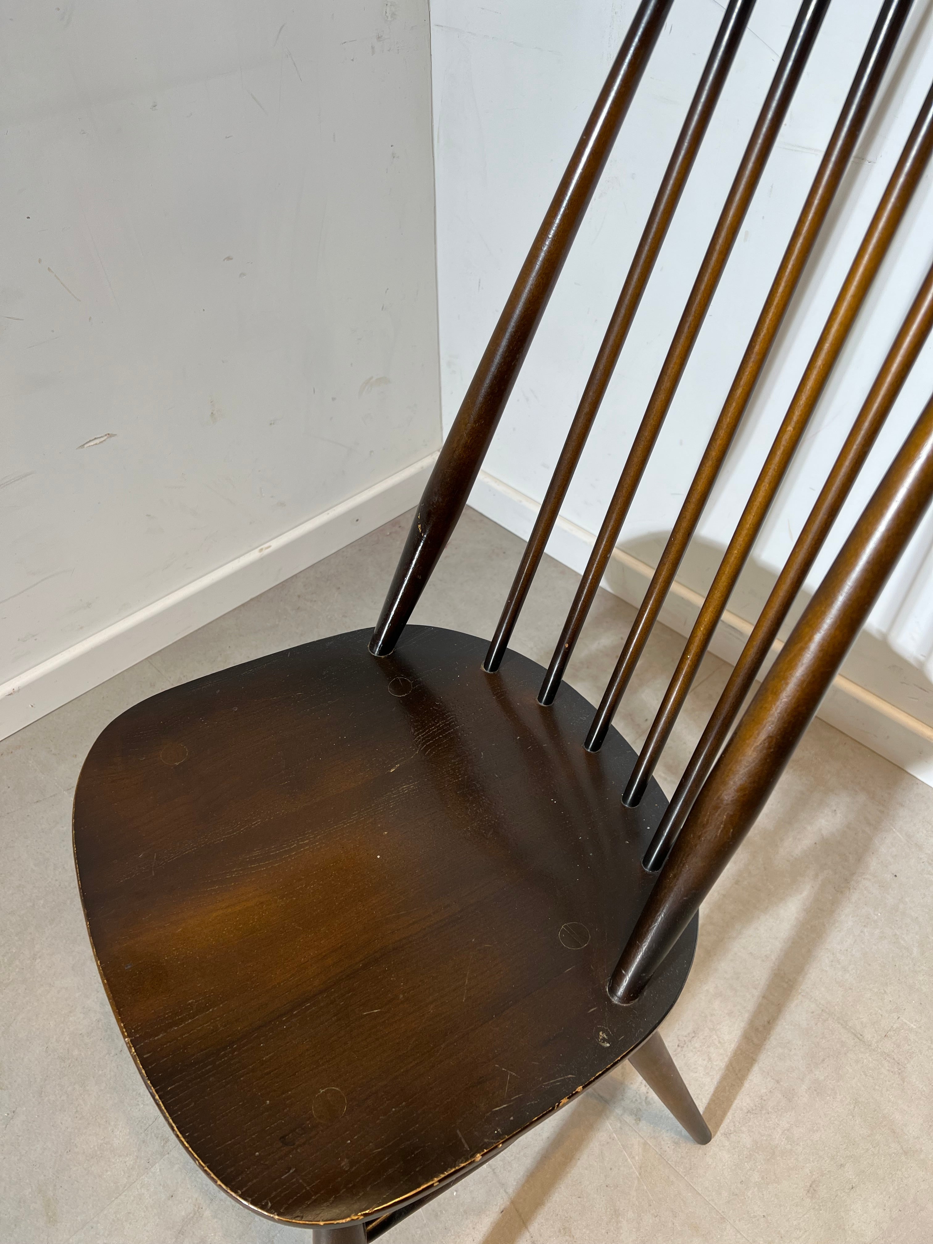 Set of 6 Vintage Ercol Dining Chairs