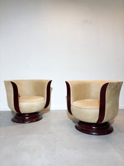 Art Deco Lounge Tulip Chair by Hotel Le Malandre