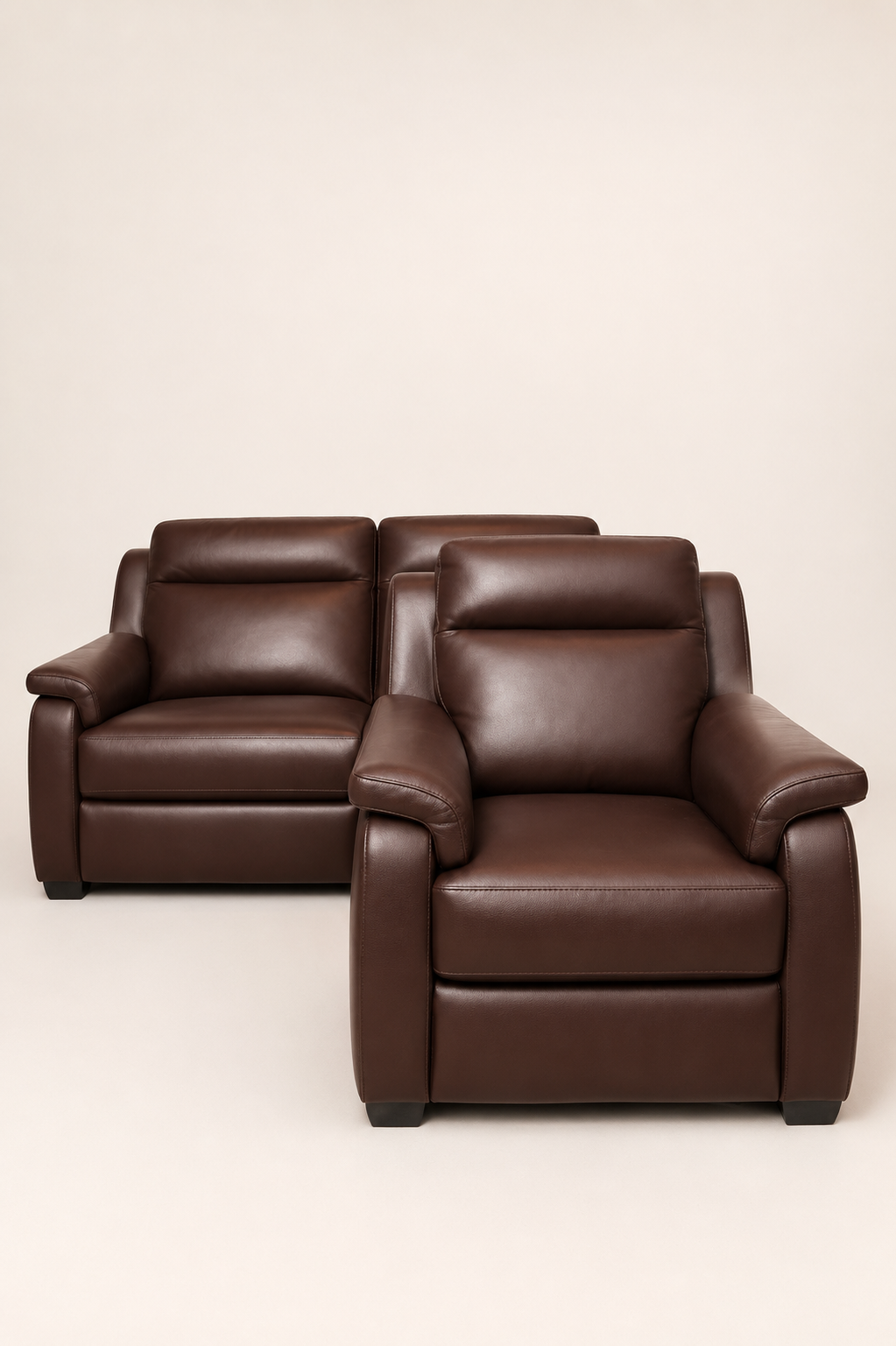 Taurus Electric Recliner 2-Seater Sofa + Armchair