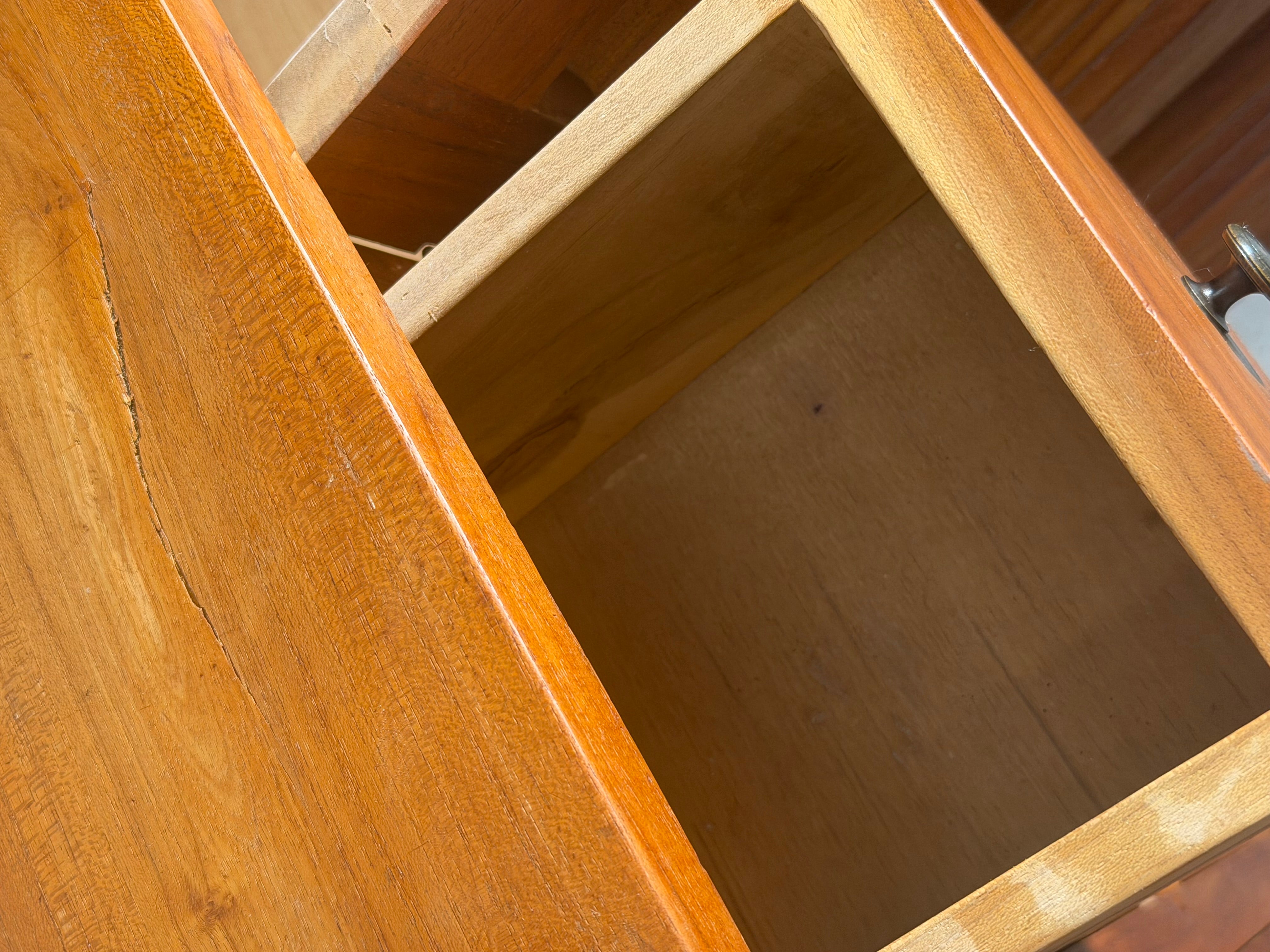 Teak Sideboard with Louvered Doors