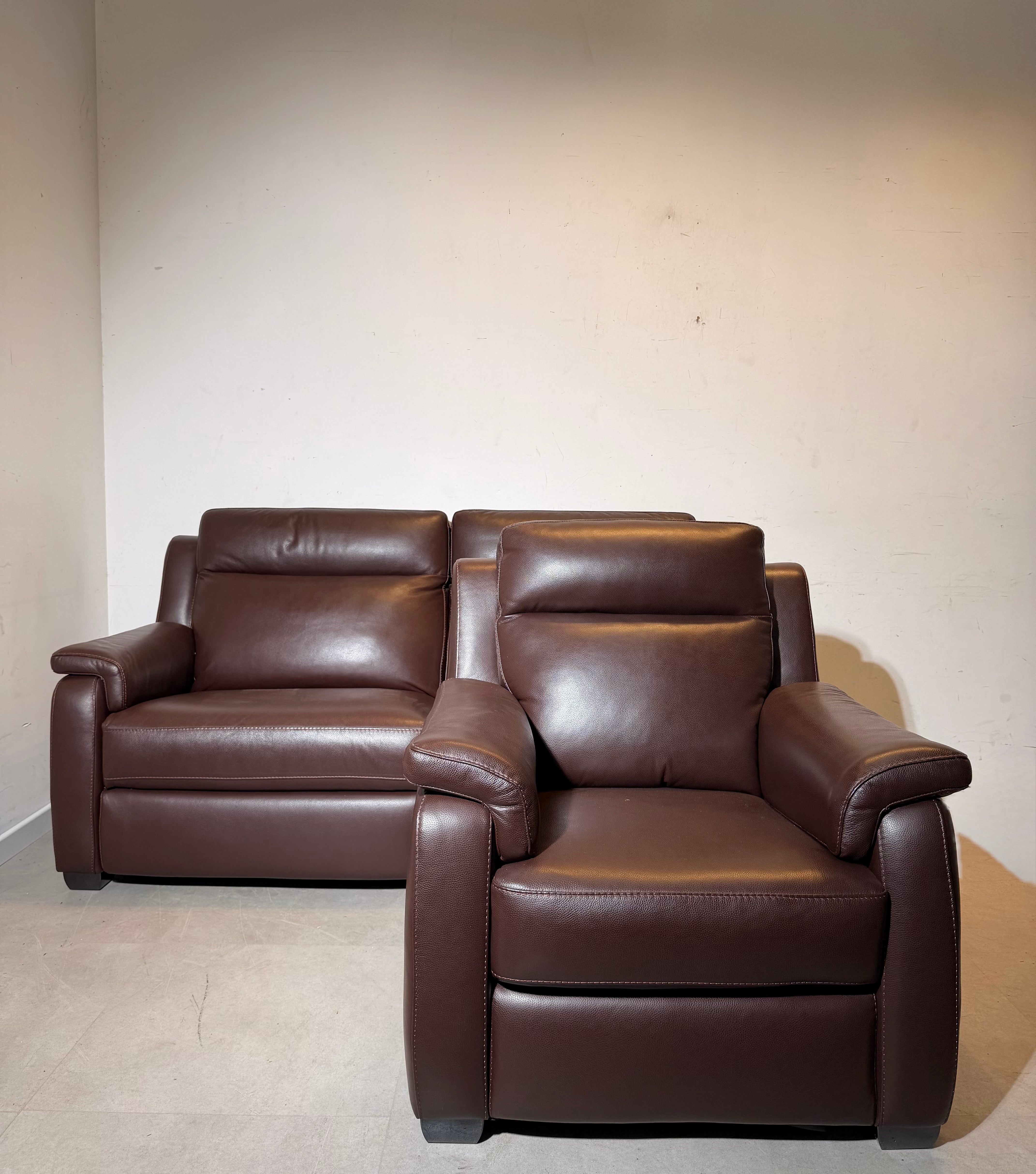 Taurus Electric Recliner 2-Seater Sofa + Armchair