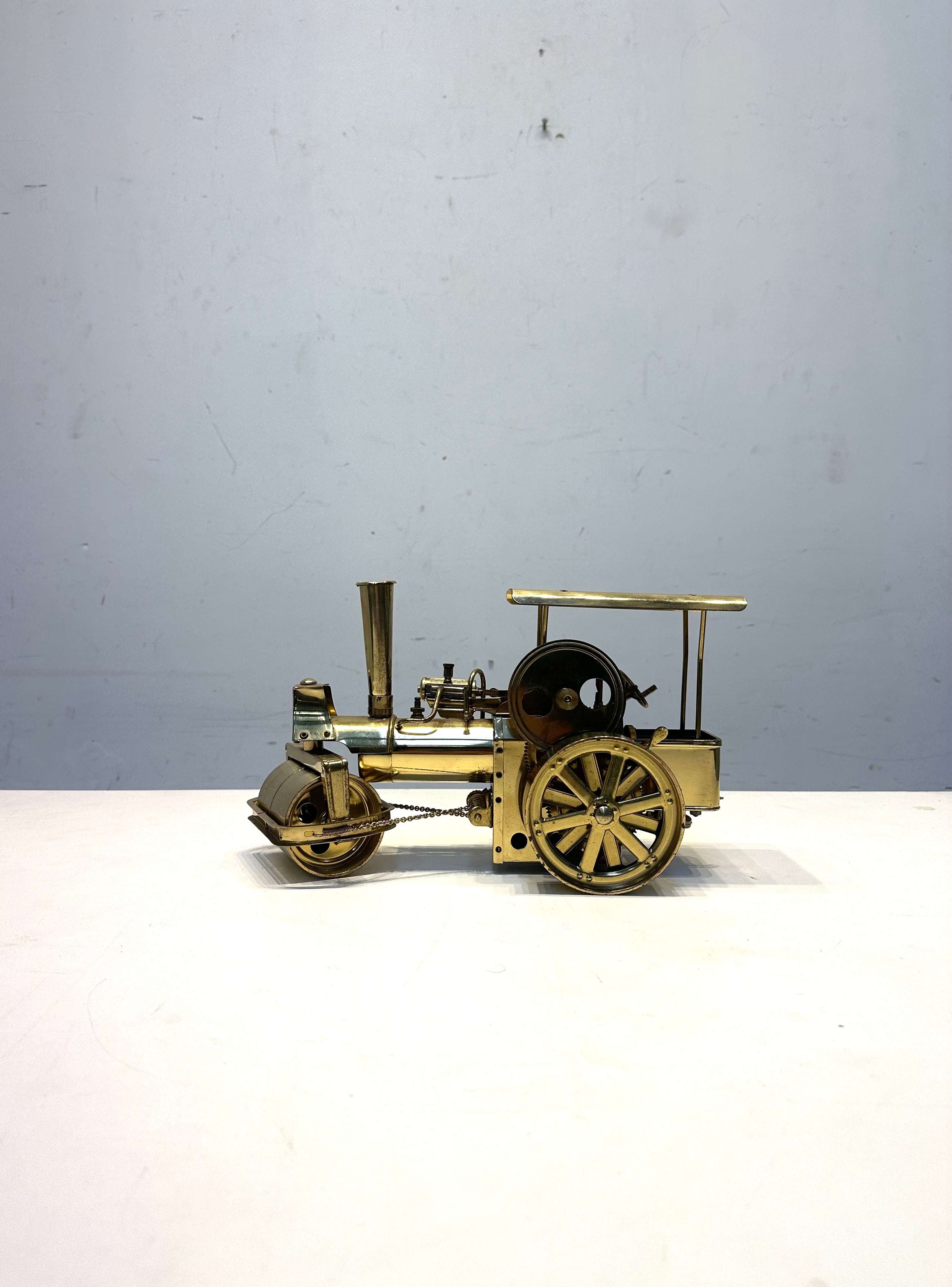 Rouleau compresseur à vapeur vive Mamod « Old Smoky » d'époque