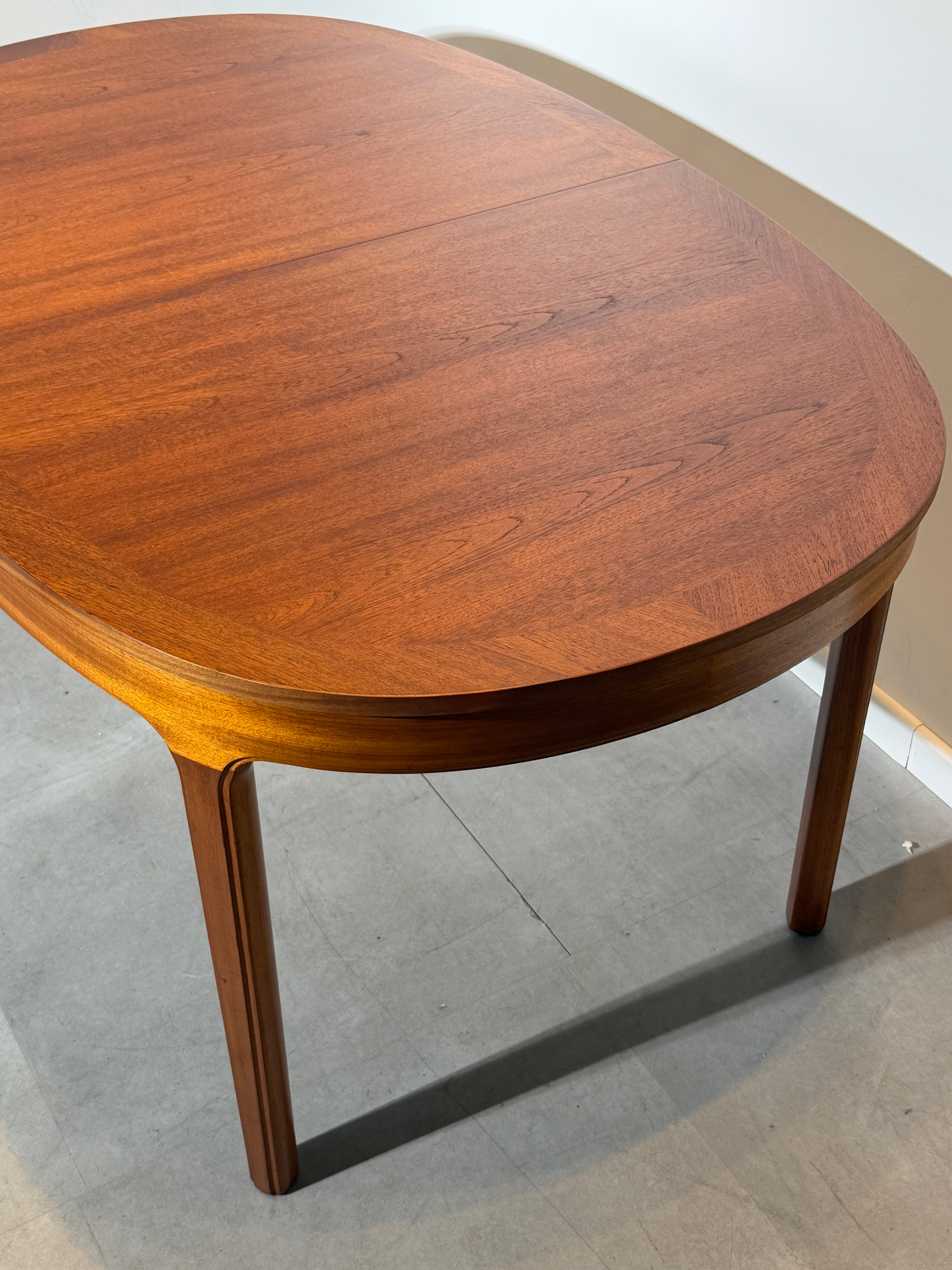 Nathan Extendable Oval Dining Table in Teak