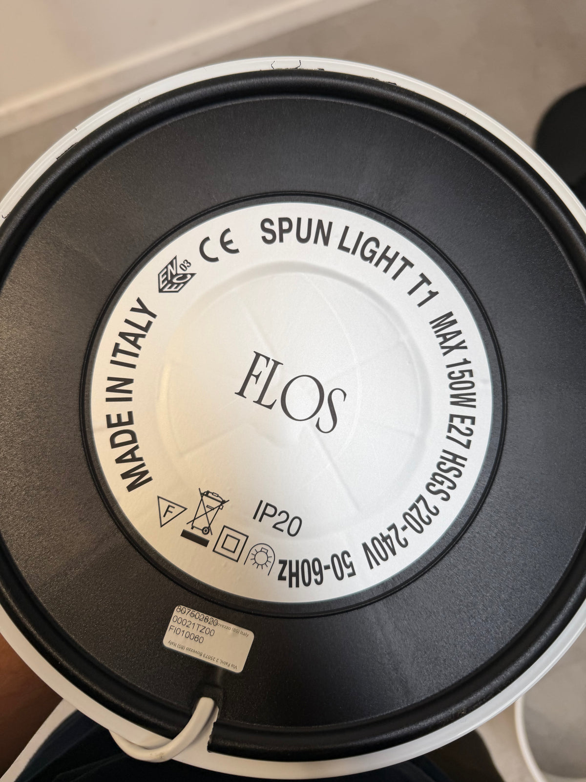 Flos Spun Light T1 Table Lamp – White