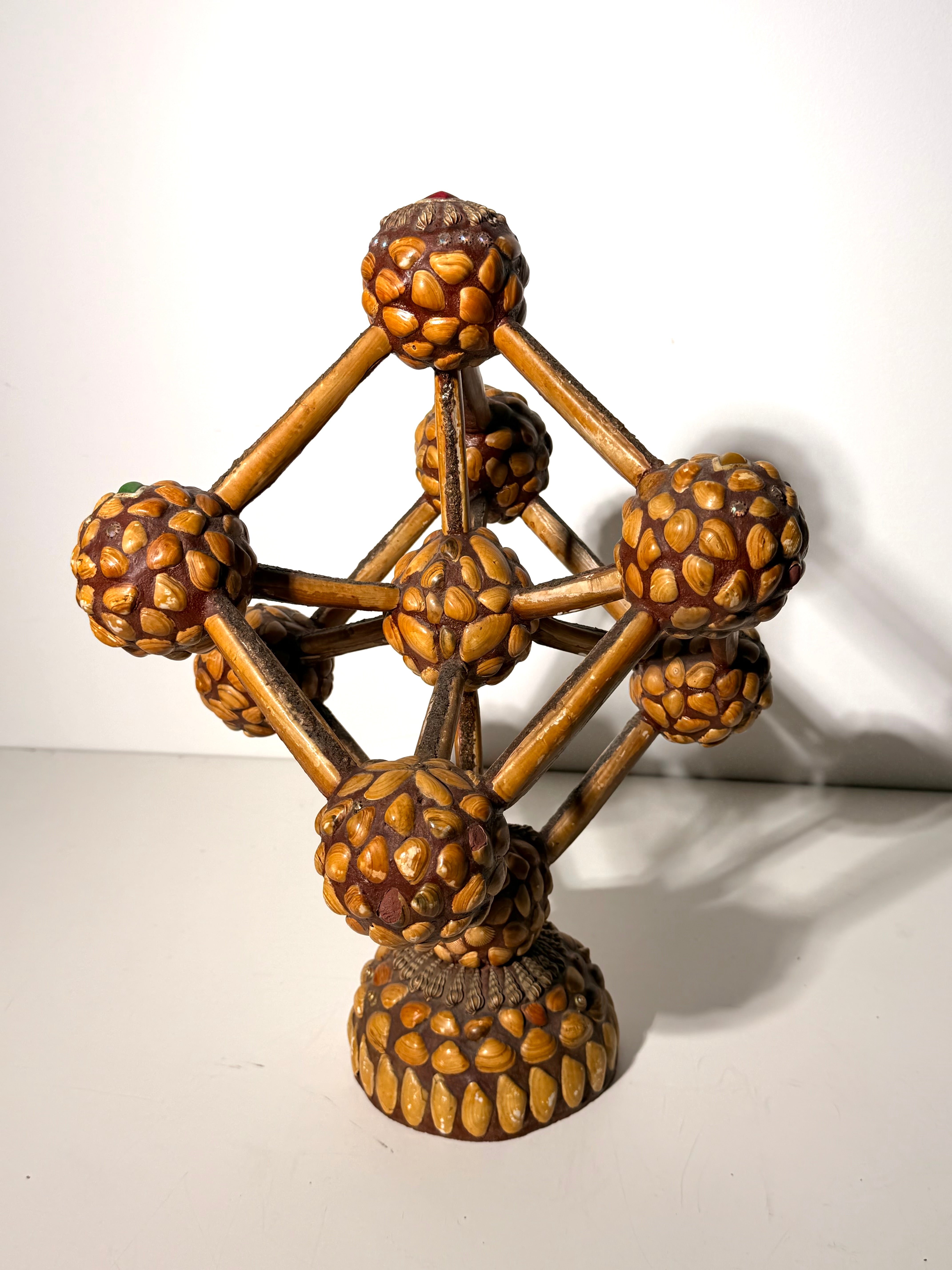 Vintage Handmade Atomium Folk Art Model – Brussels Expo 58