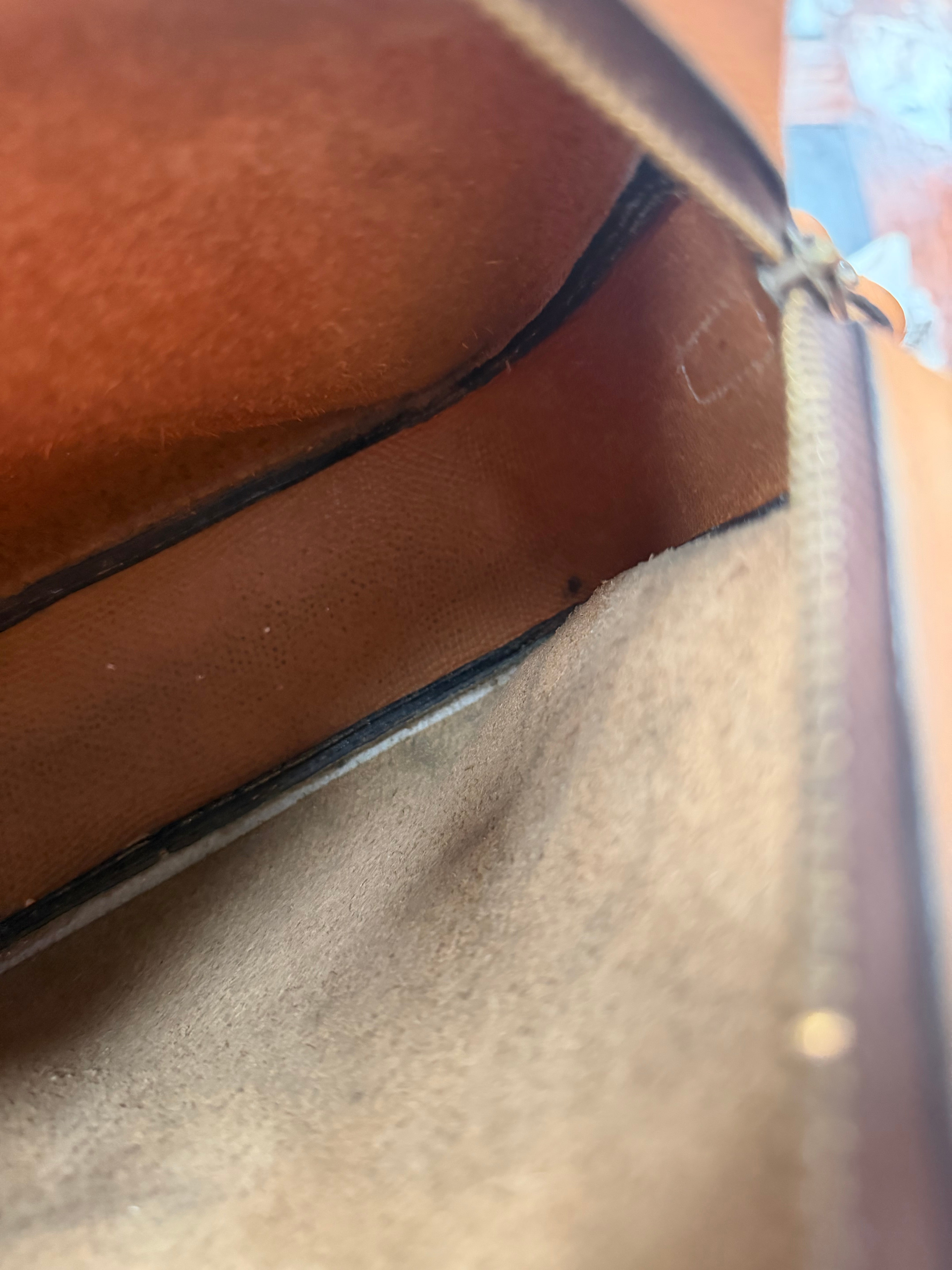 Delvaux Cognac Crossbody