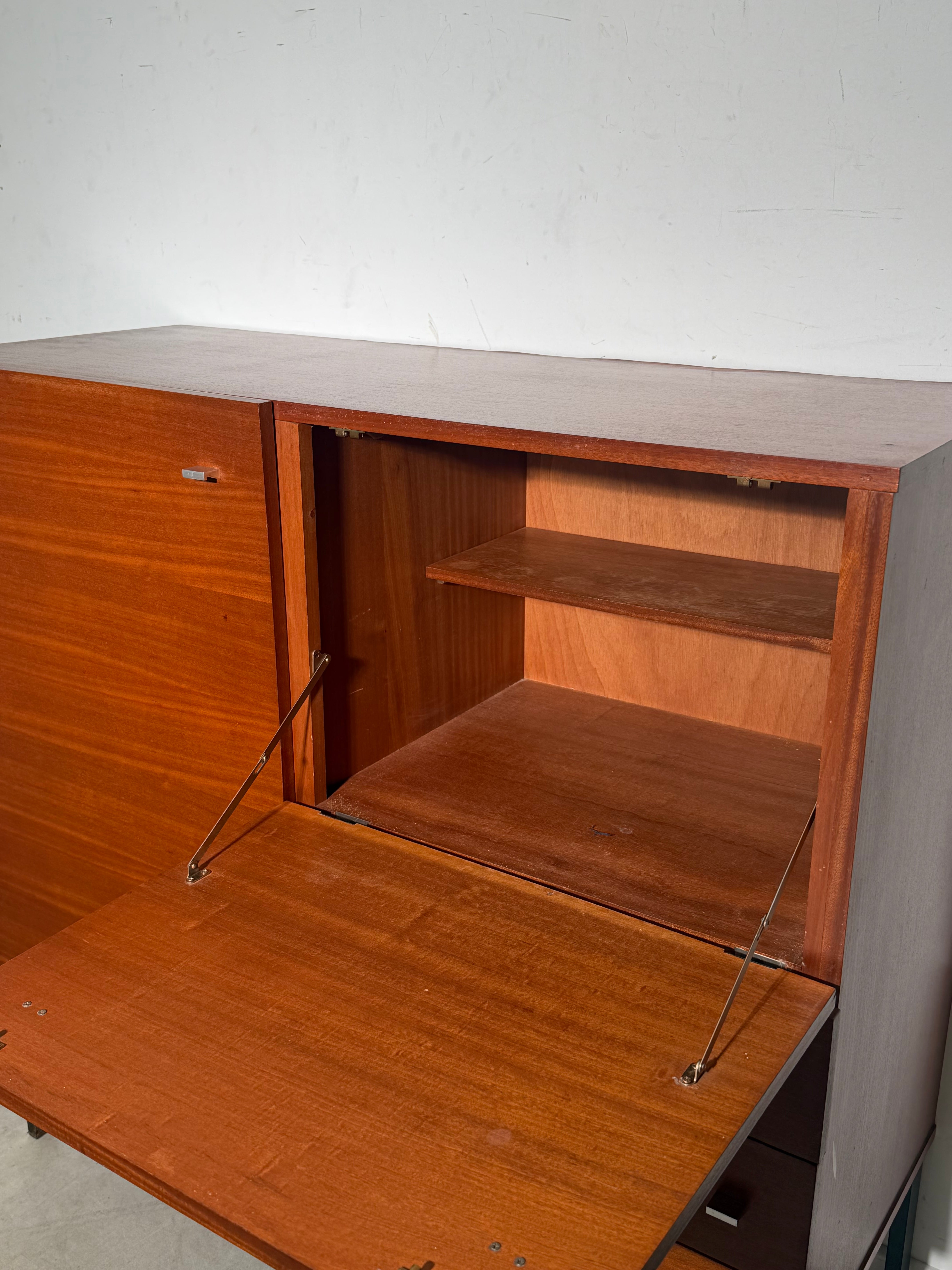 Vintage Mid-Century Highboard in Teak | 1960s Storage Cabinet