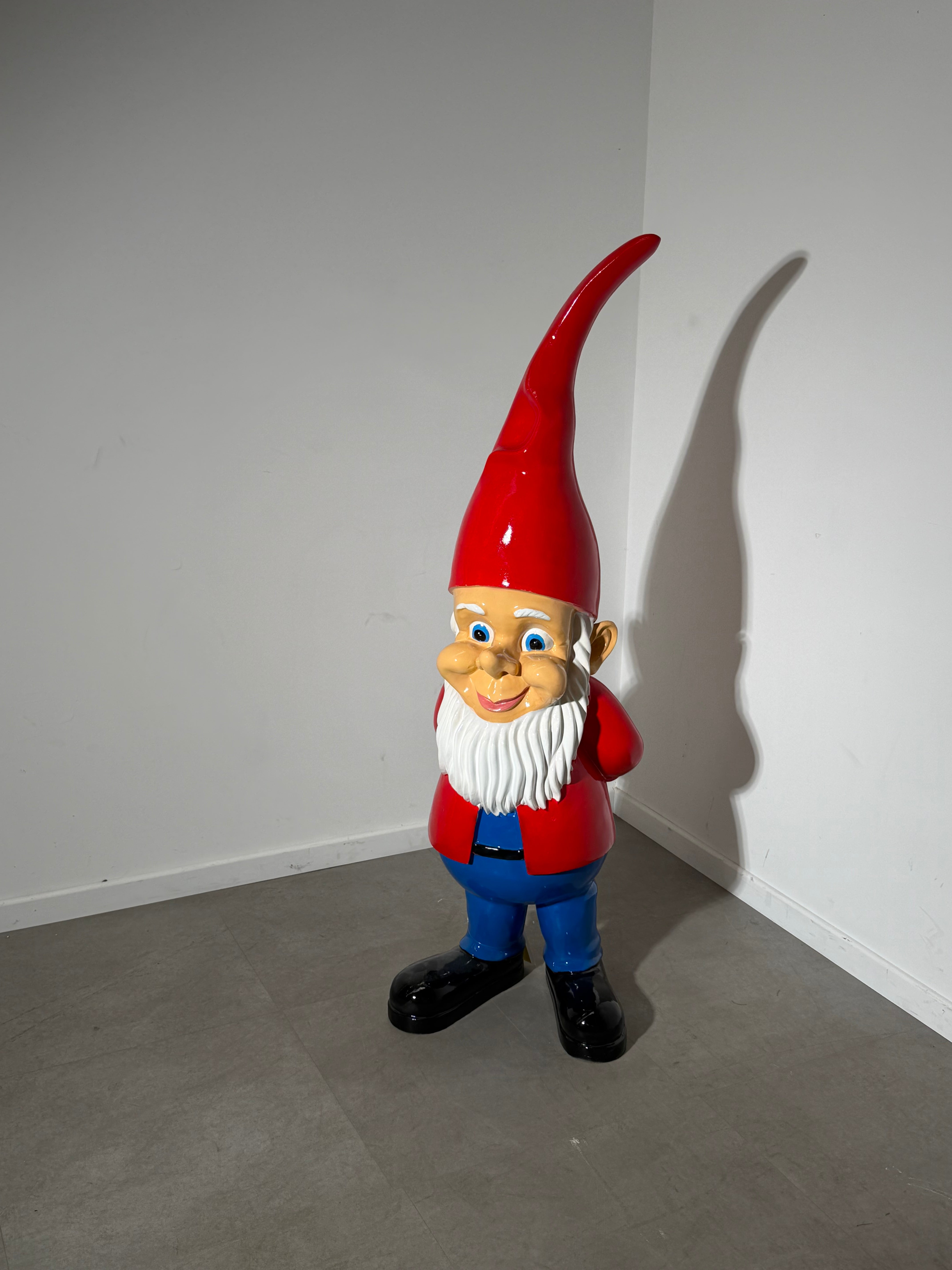 XL Outdoor Garden Gnome – 160 cm – Fiberglass & Polyester