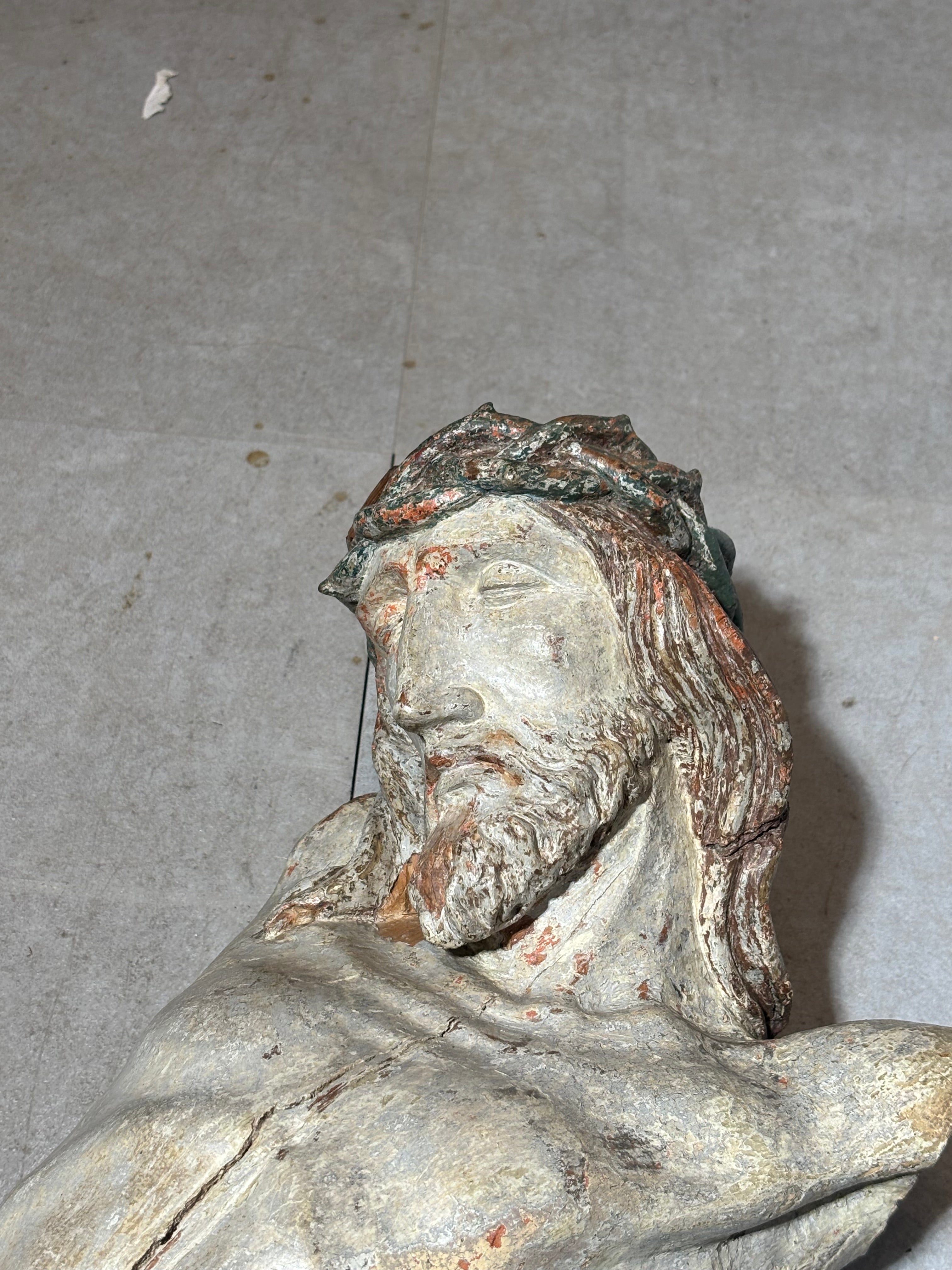 17th Century Polychrome Corpus Christi