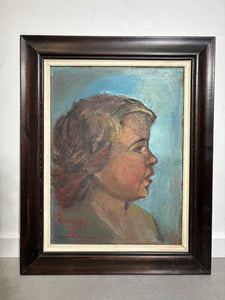 Oil on Panel - Frans Minnaert - Portrait