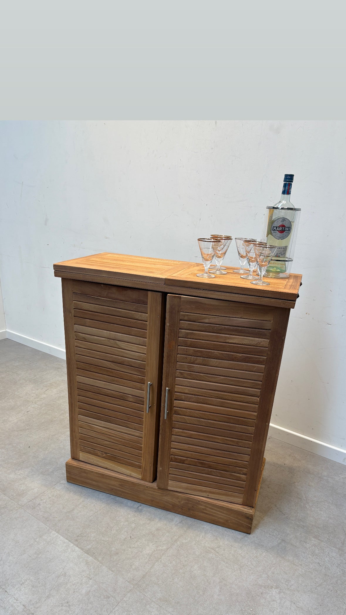 Outdoor Bar in Teak Foldable