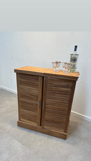 Bar d'extérieur pliable en teck