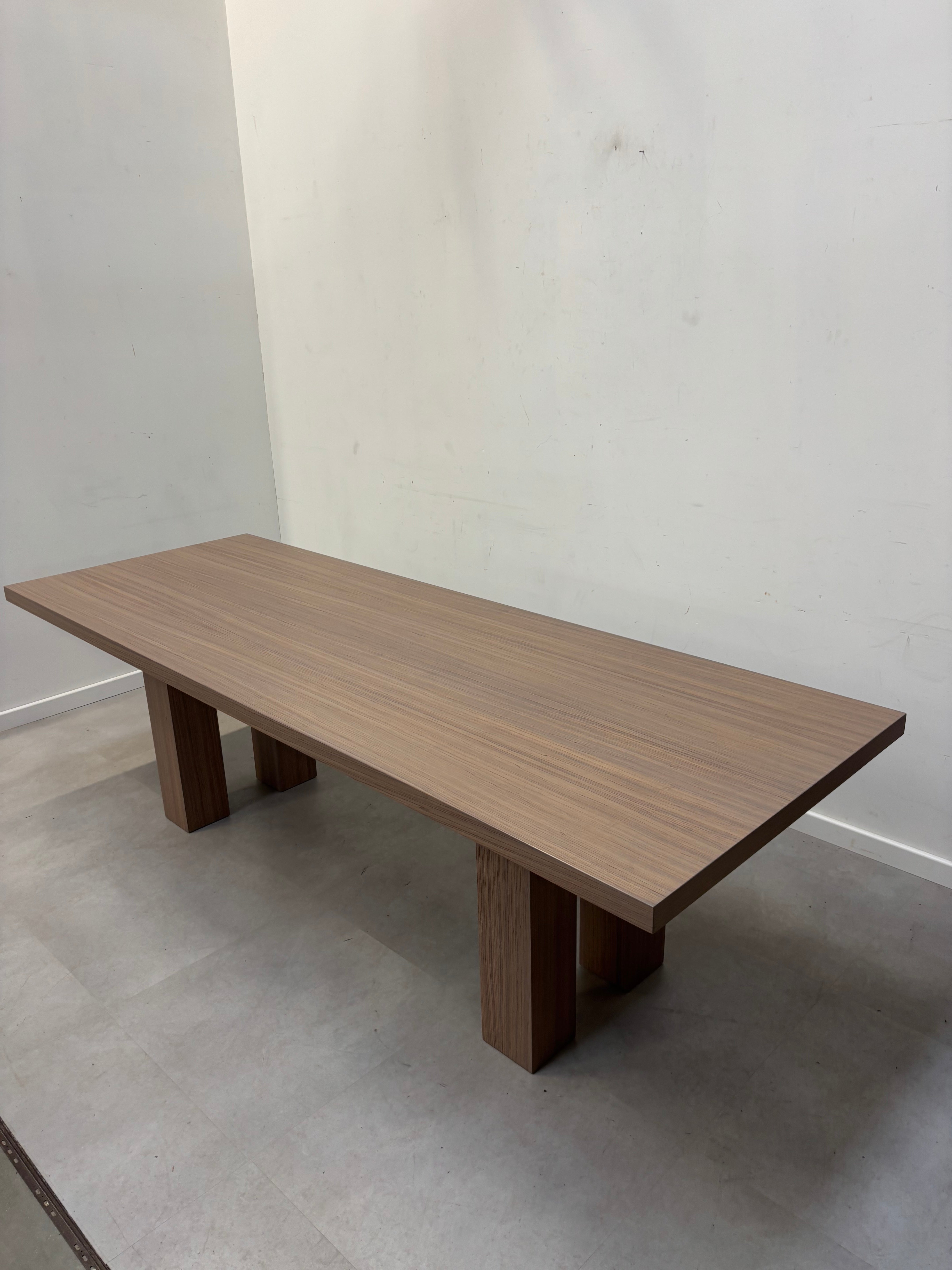 Elegant Zebrano Wood Dining Table by Domus Interiors (Belgium)