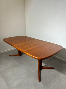 Vintage “Skovby” Danish Teak Dining Table