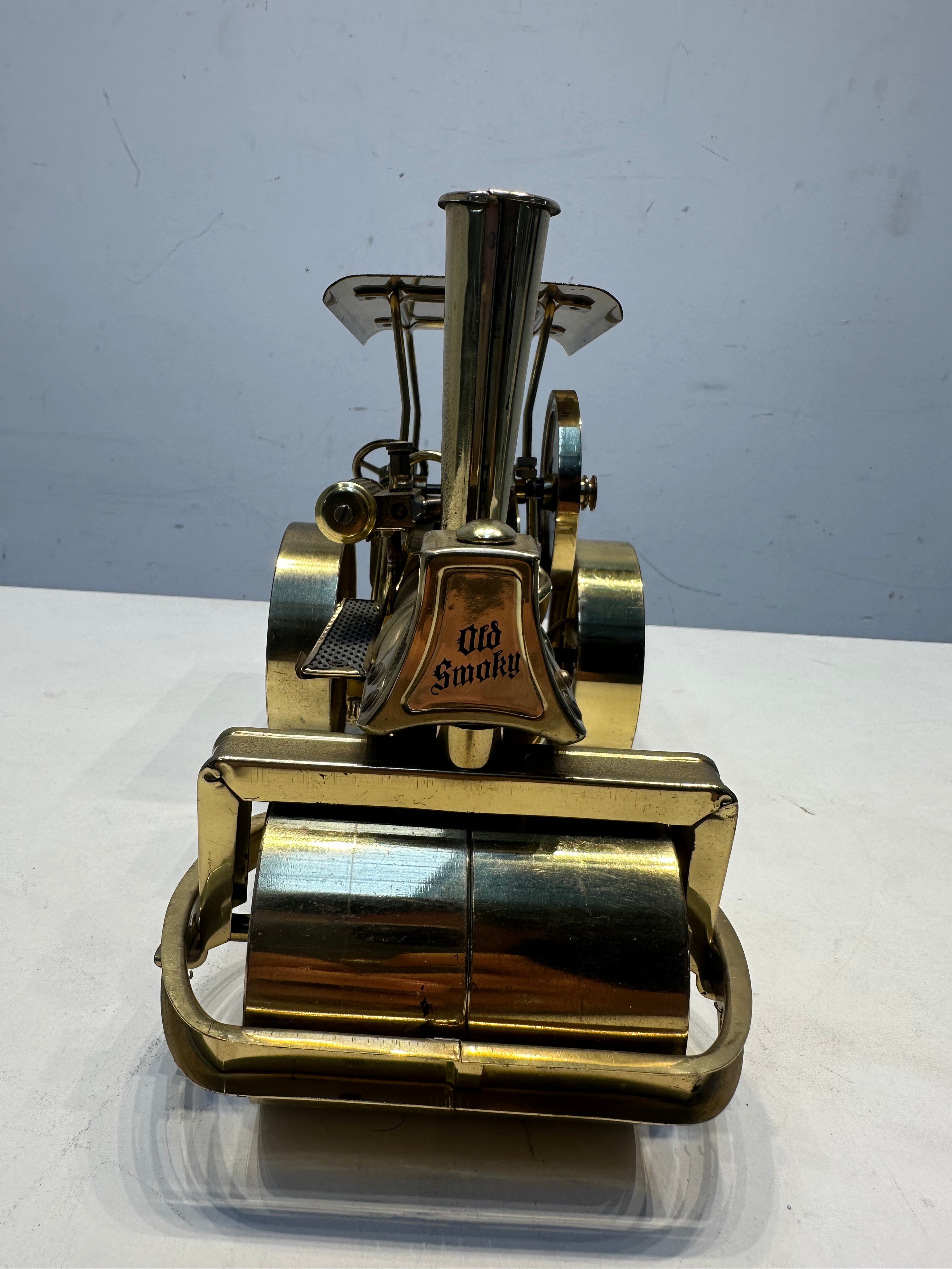 Rouleau compresseur à vapeur vive Mamod « Old Smoky » d'époque