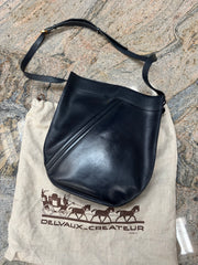 Sac bandoulière Delvaux bleu foncé