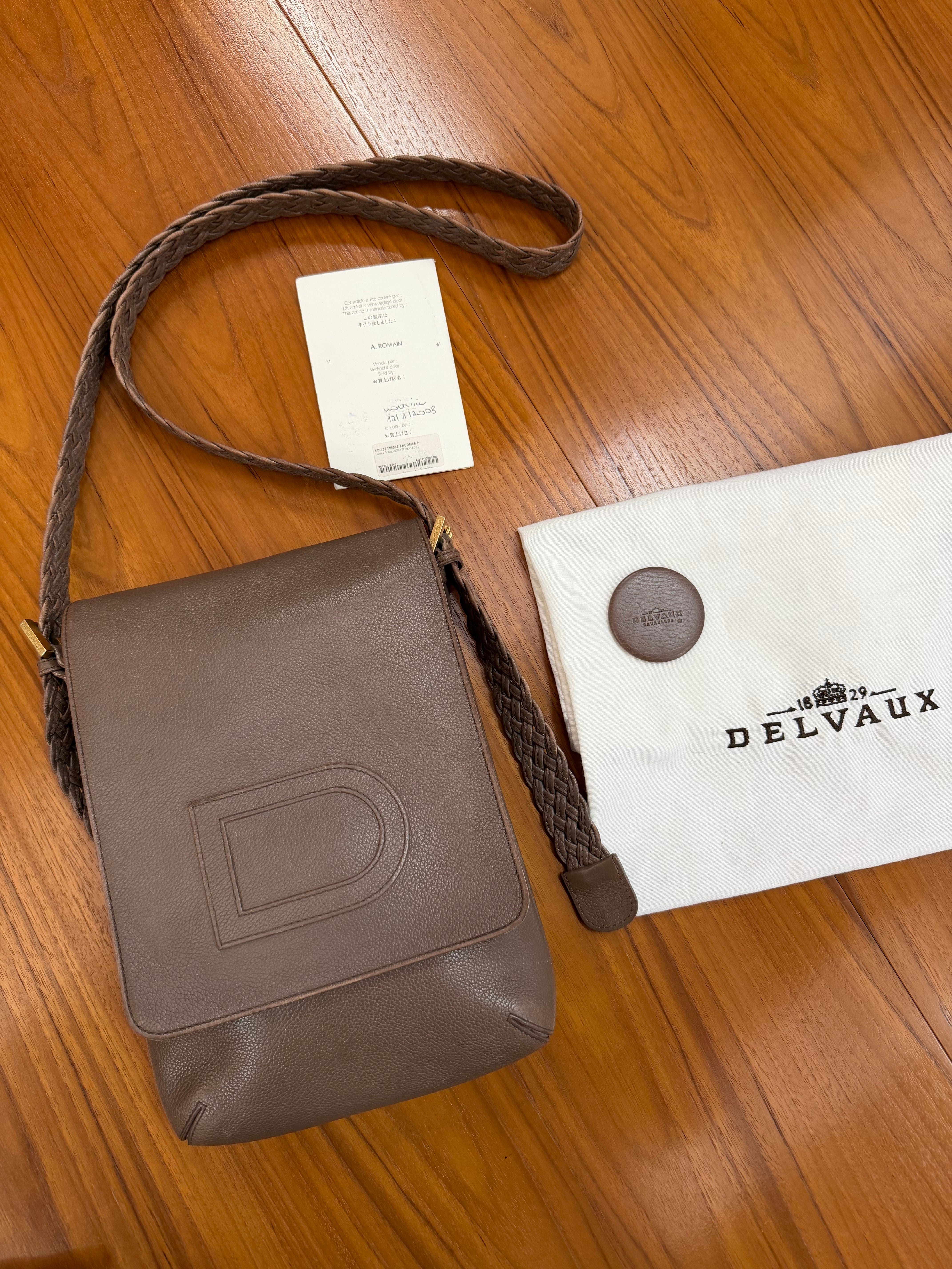 Delvaux Louise Tressé Baudrier PM