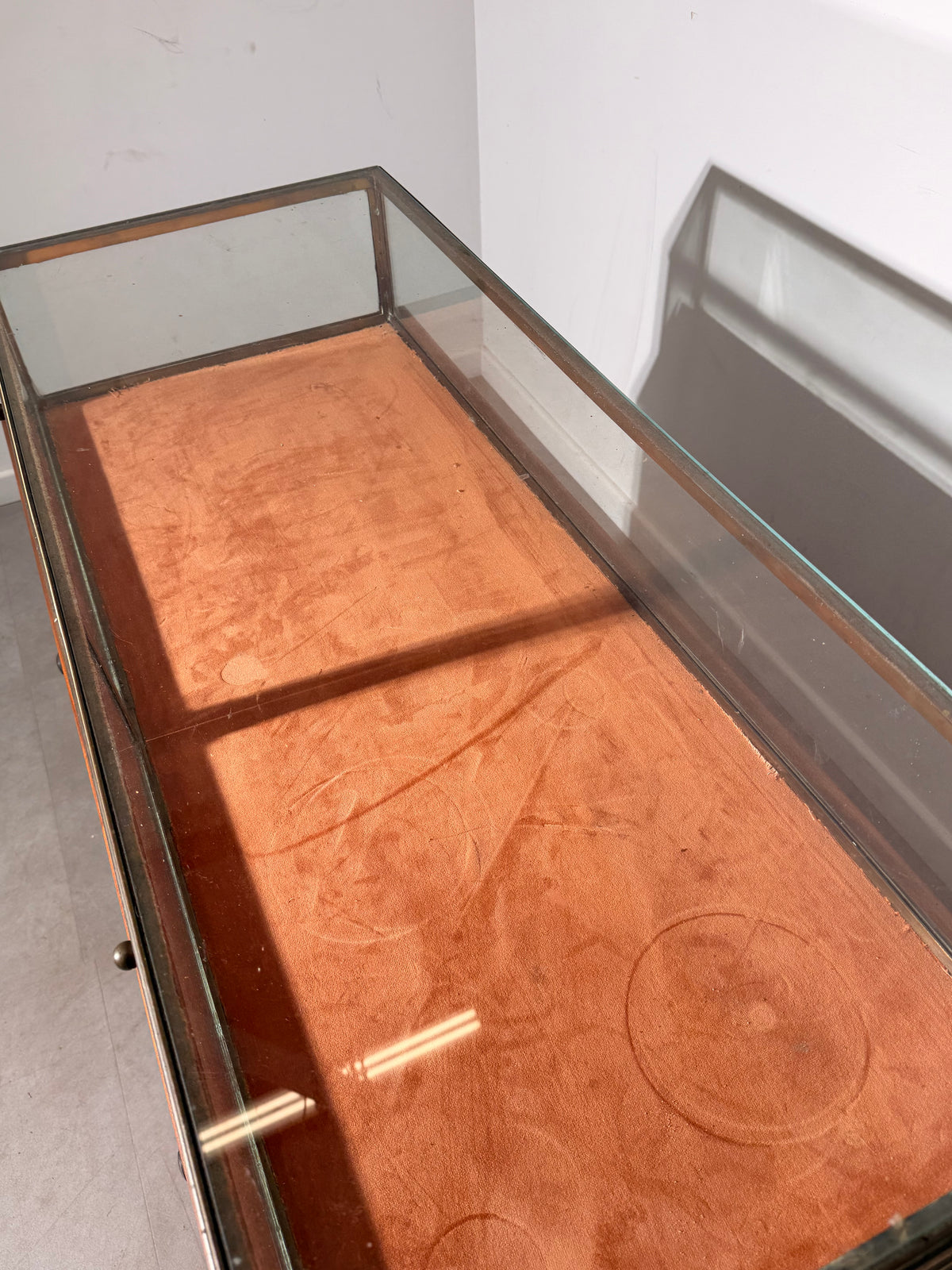 Art Deco Haberdashery Display Counter with Glass Showcase