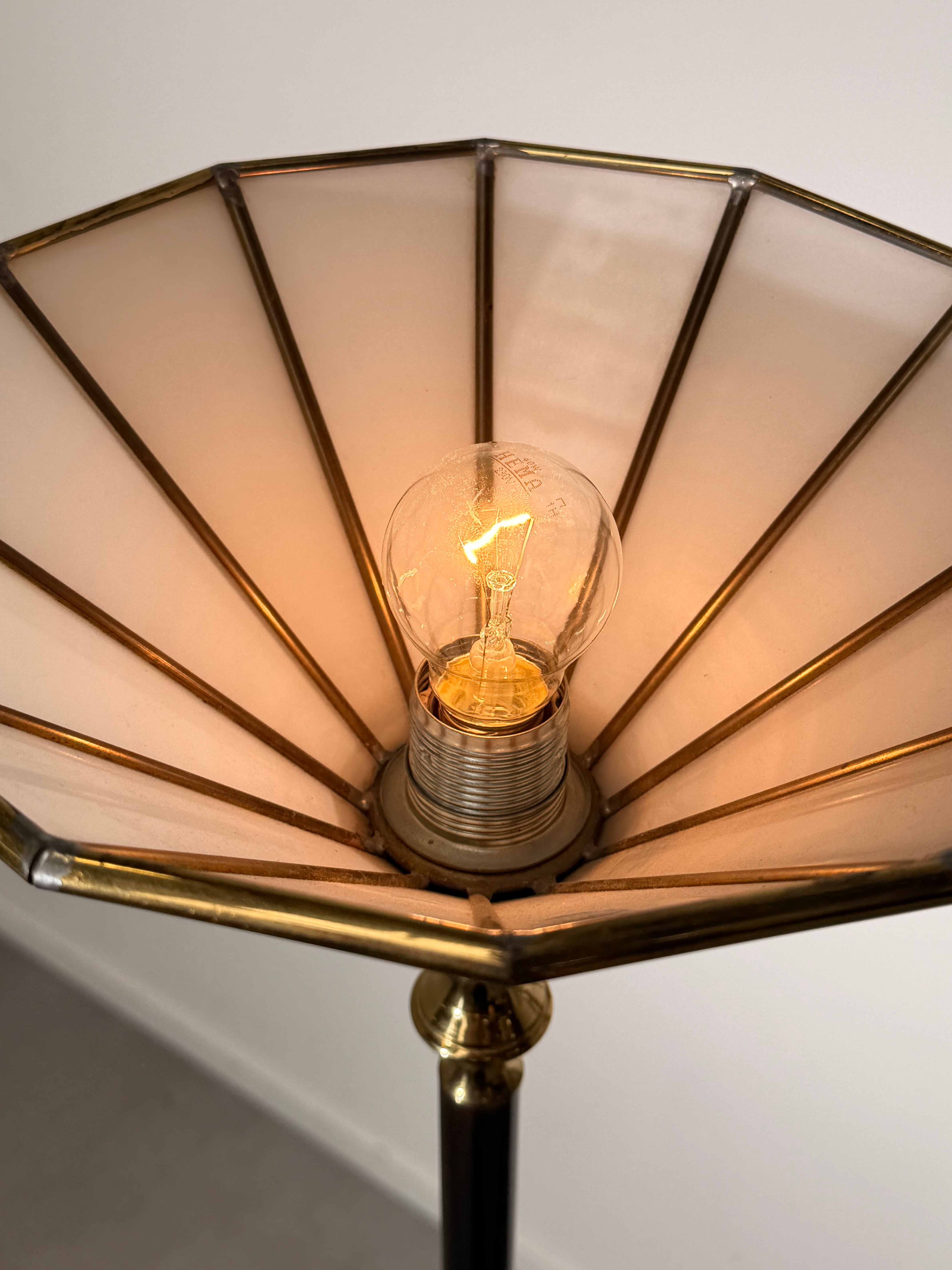 Art Deco Style Torchiere Floor Lamp