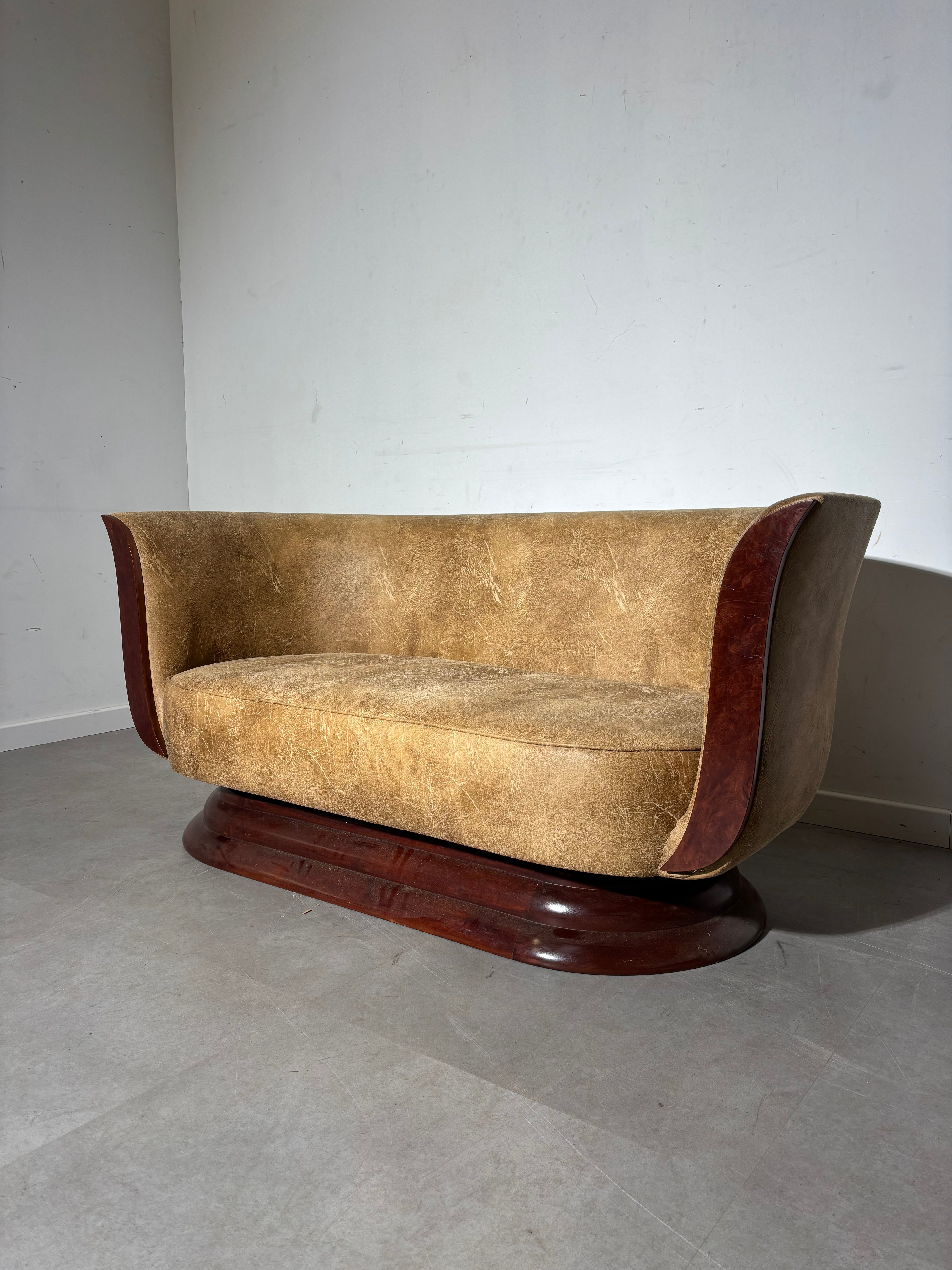 Art Deco “ Hotel Le Malandre” Sofa