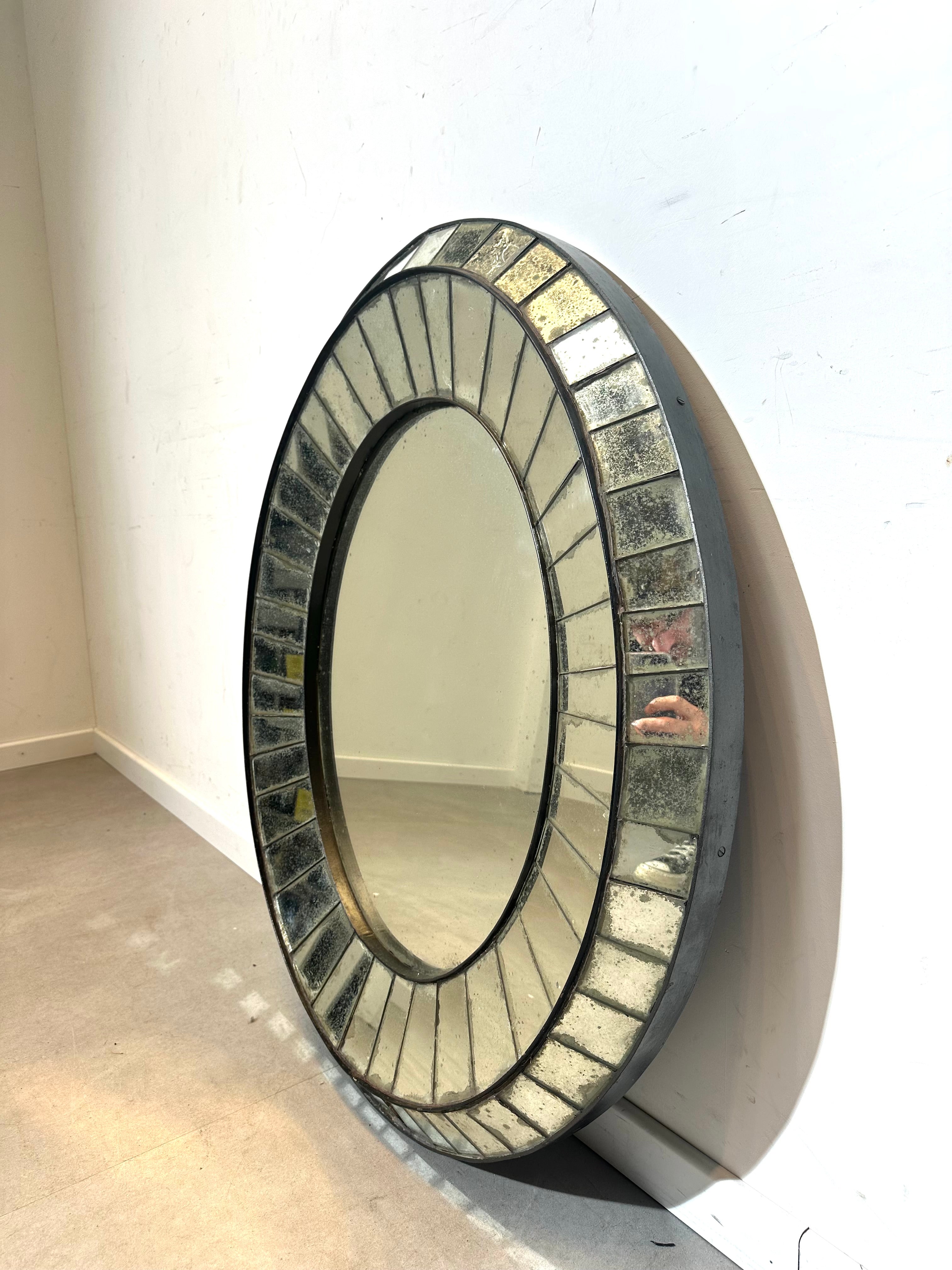 Ronde spiegel in Venetiaanse stijl