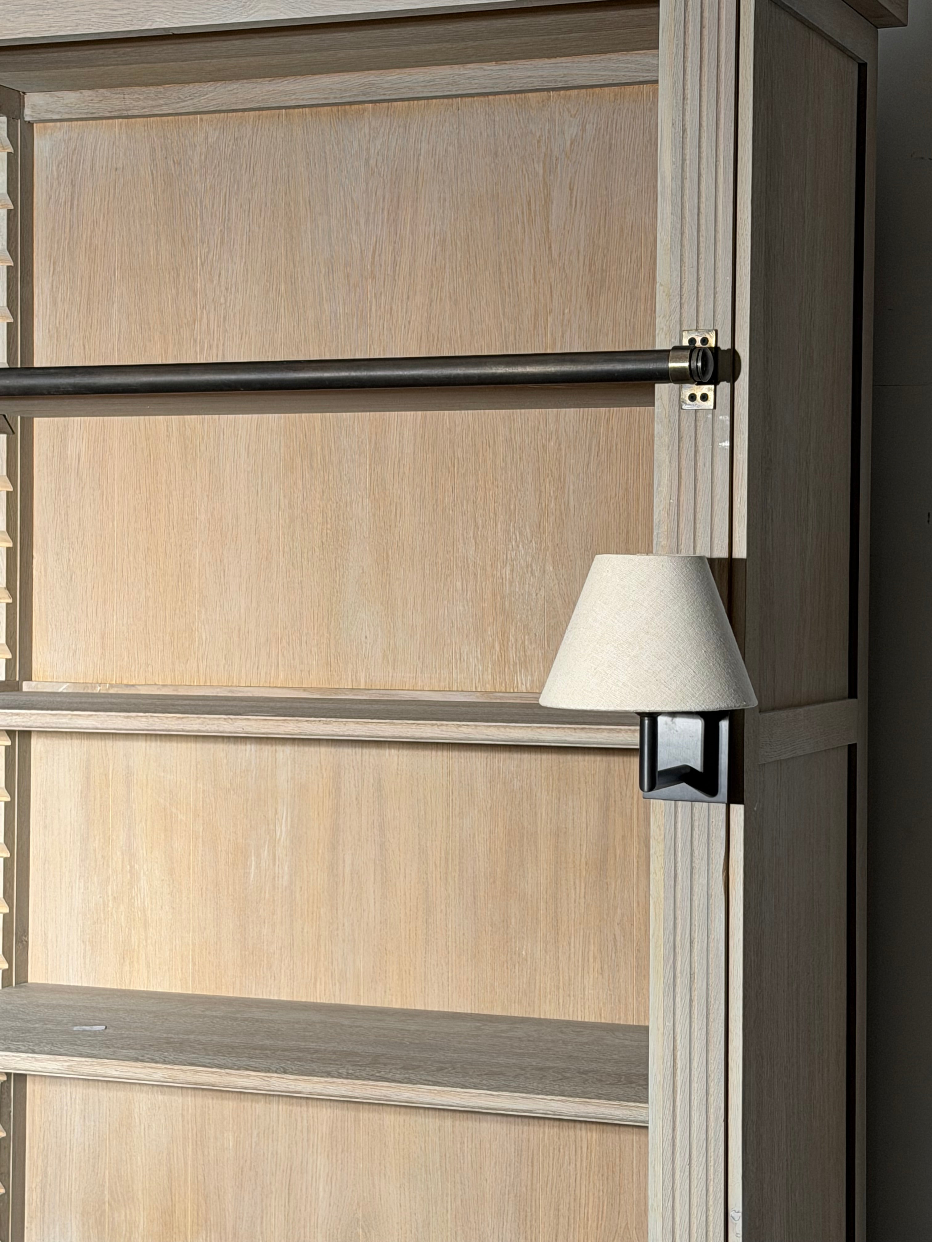 Charrell Home Interiors Library Cabinet with Ladder – H240 x 206 x 47 cm