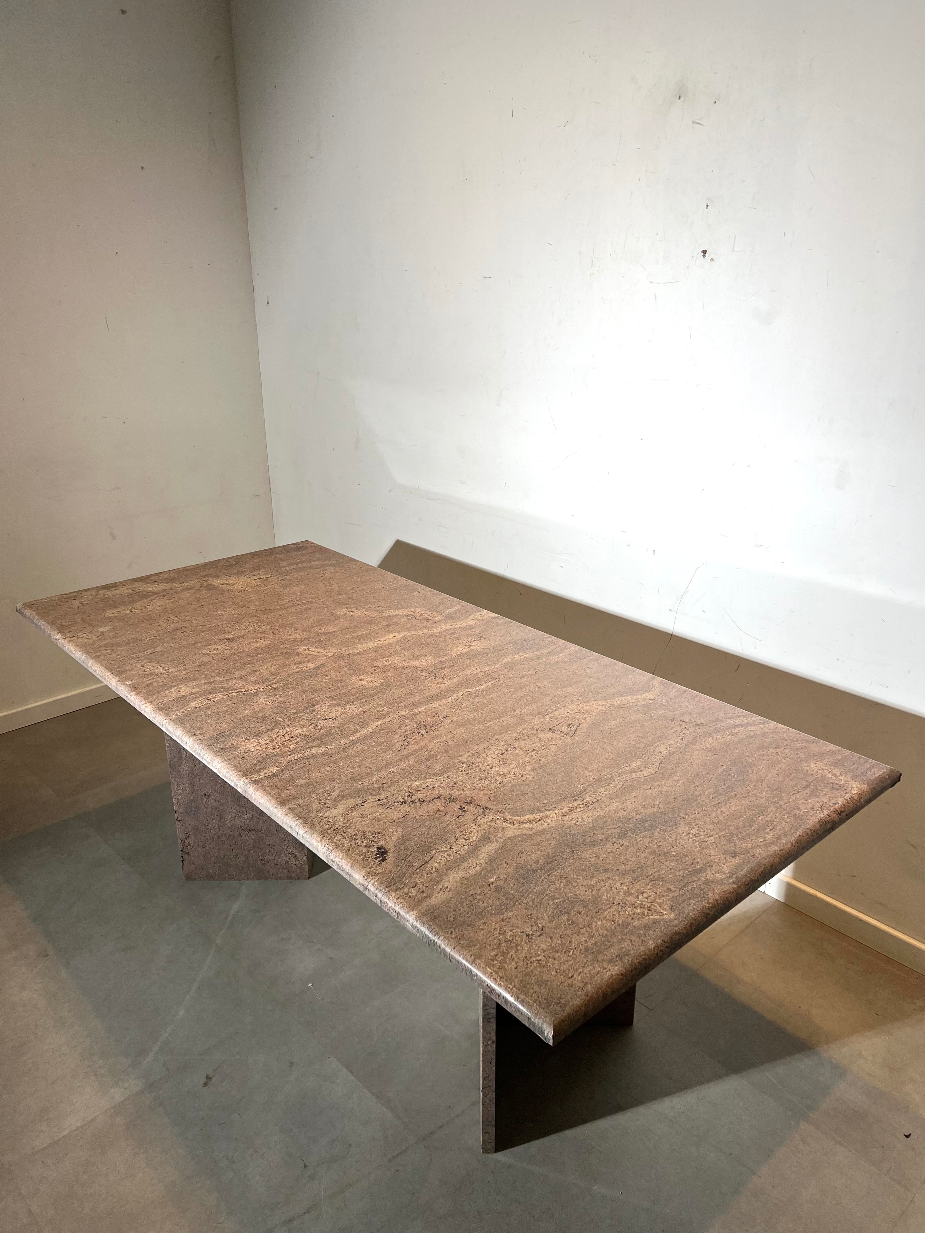 Vintage Granite Dining Table