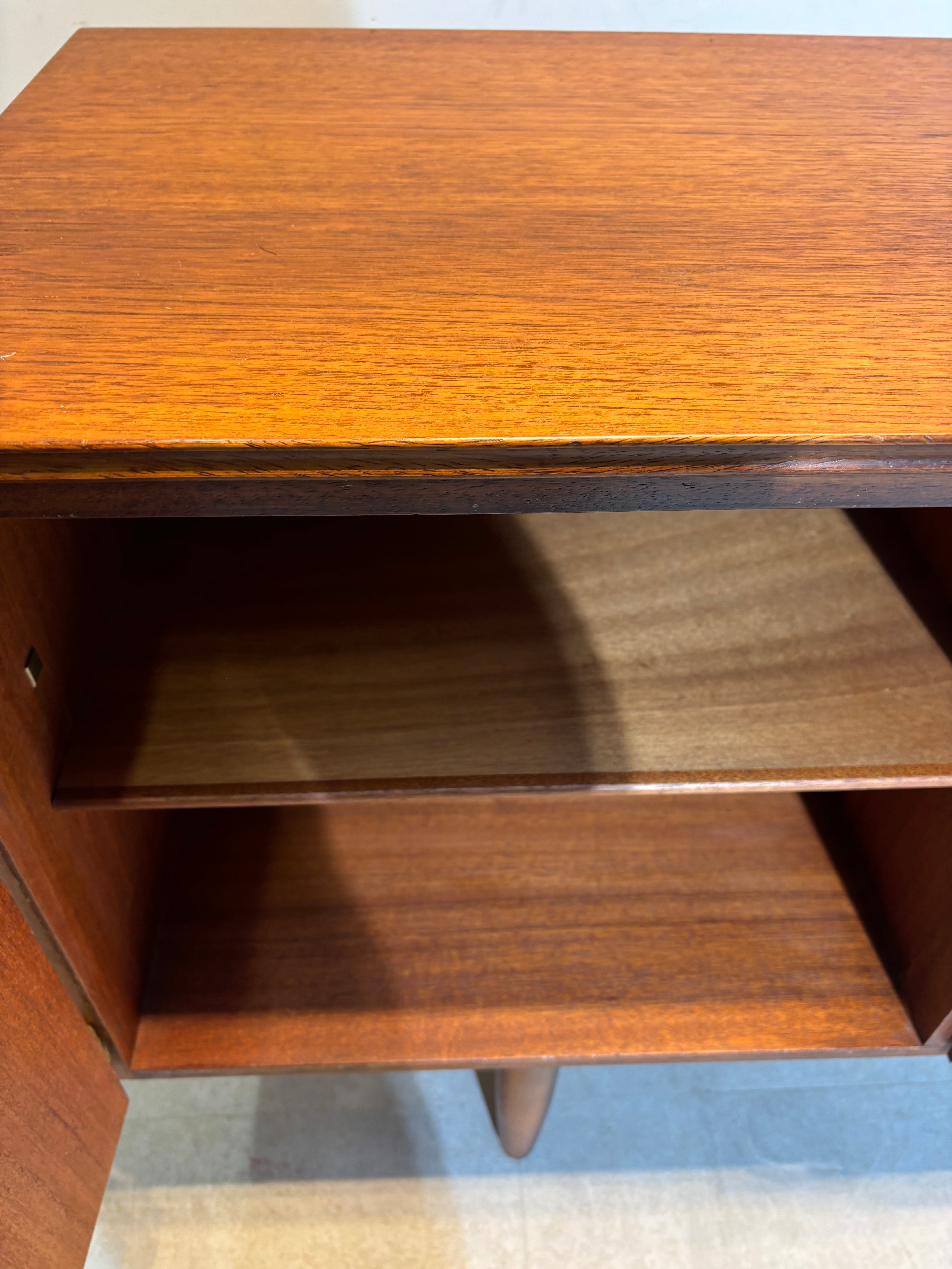 Vintage teak sideboard with rosewood handles