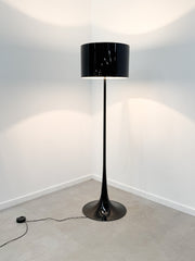 Flos Spun Light F Floor Lamp – Glossy Black