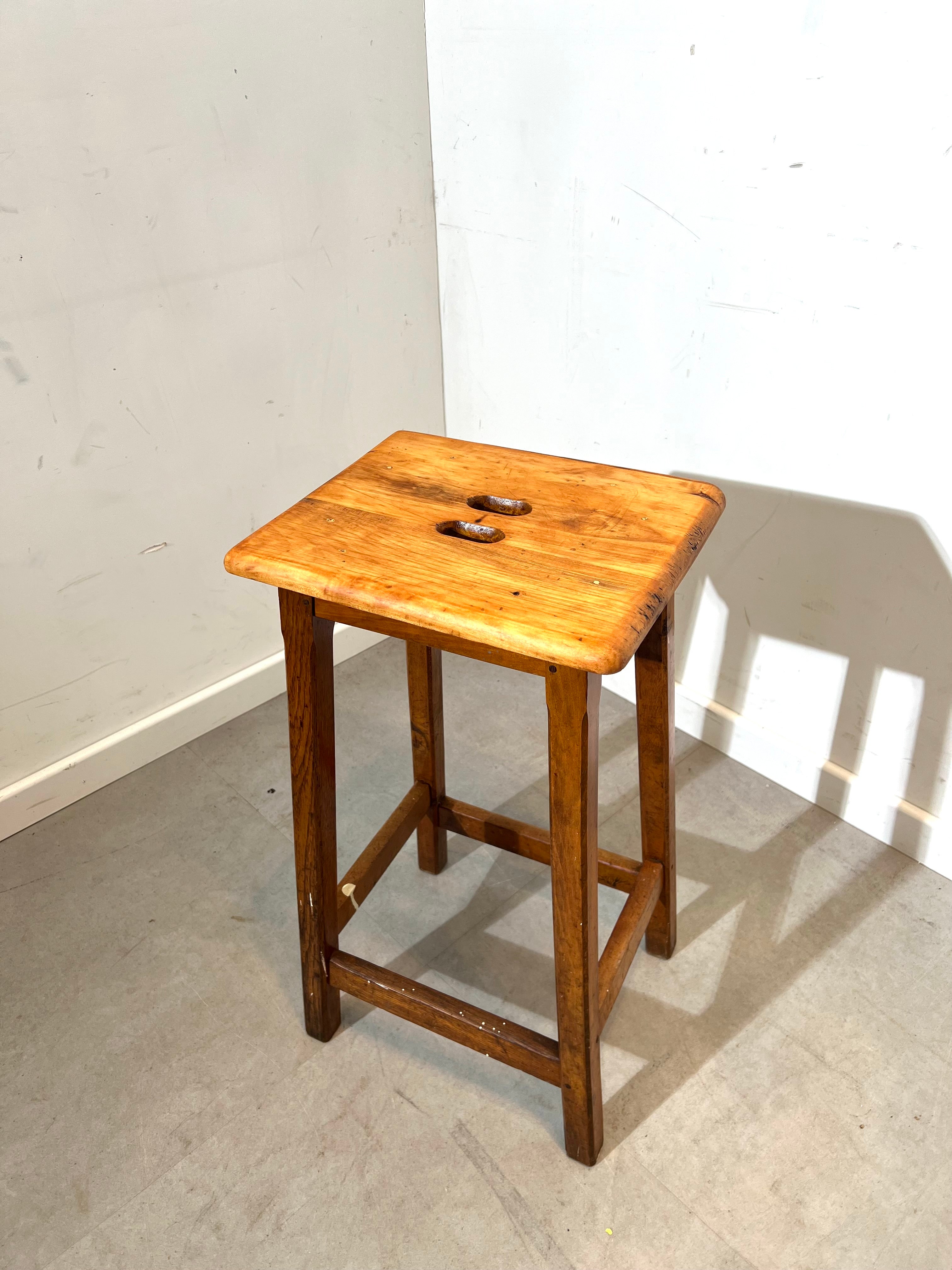 Vintage Wooden Bar Stool