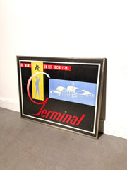 Original 1958 Expo 58 Germinal Poster De Mens en het Socialisme