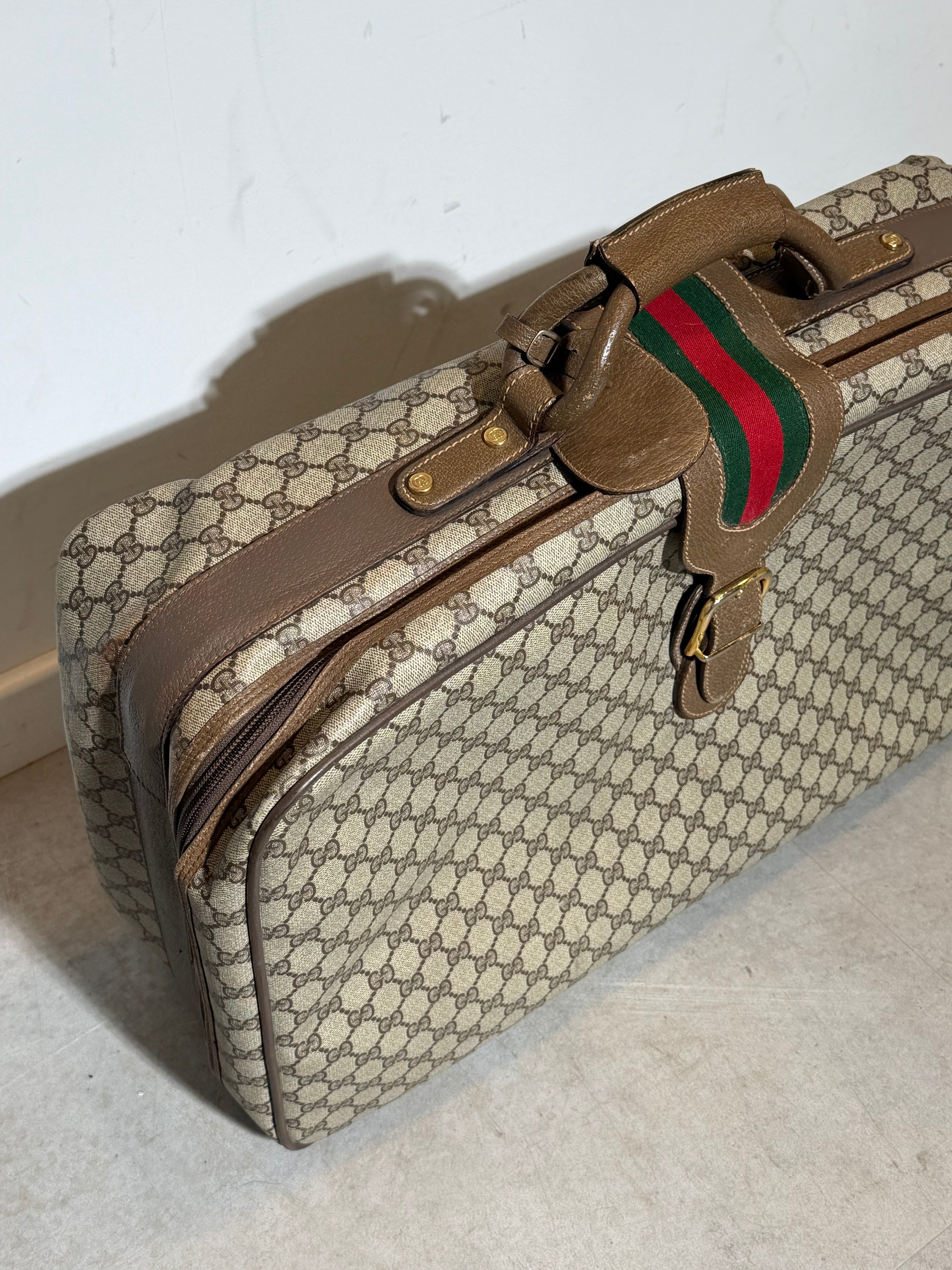 Mallette de voyage Gucci vintage – Monogramme GG