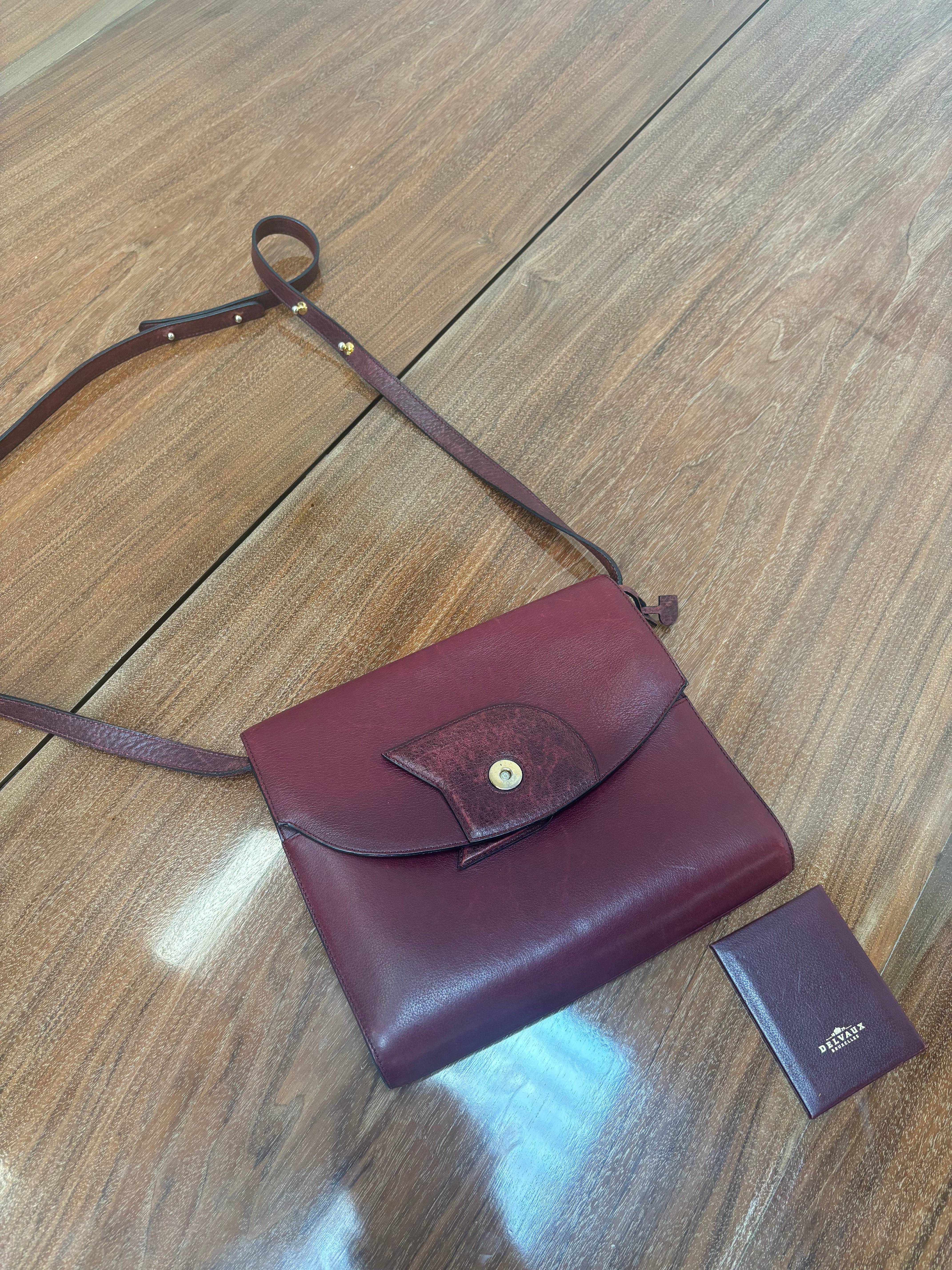 Delvaux Bordeaux Crossbody