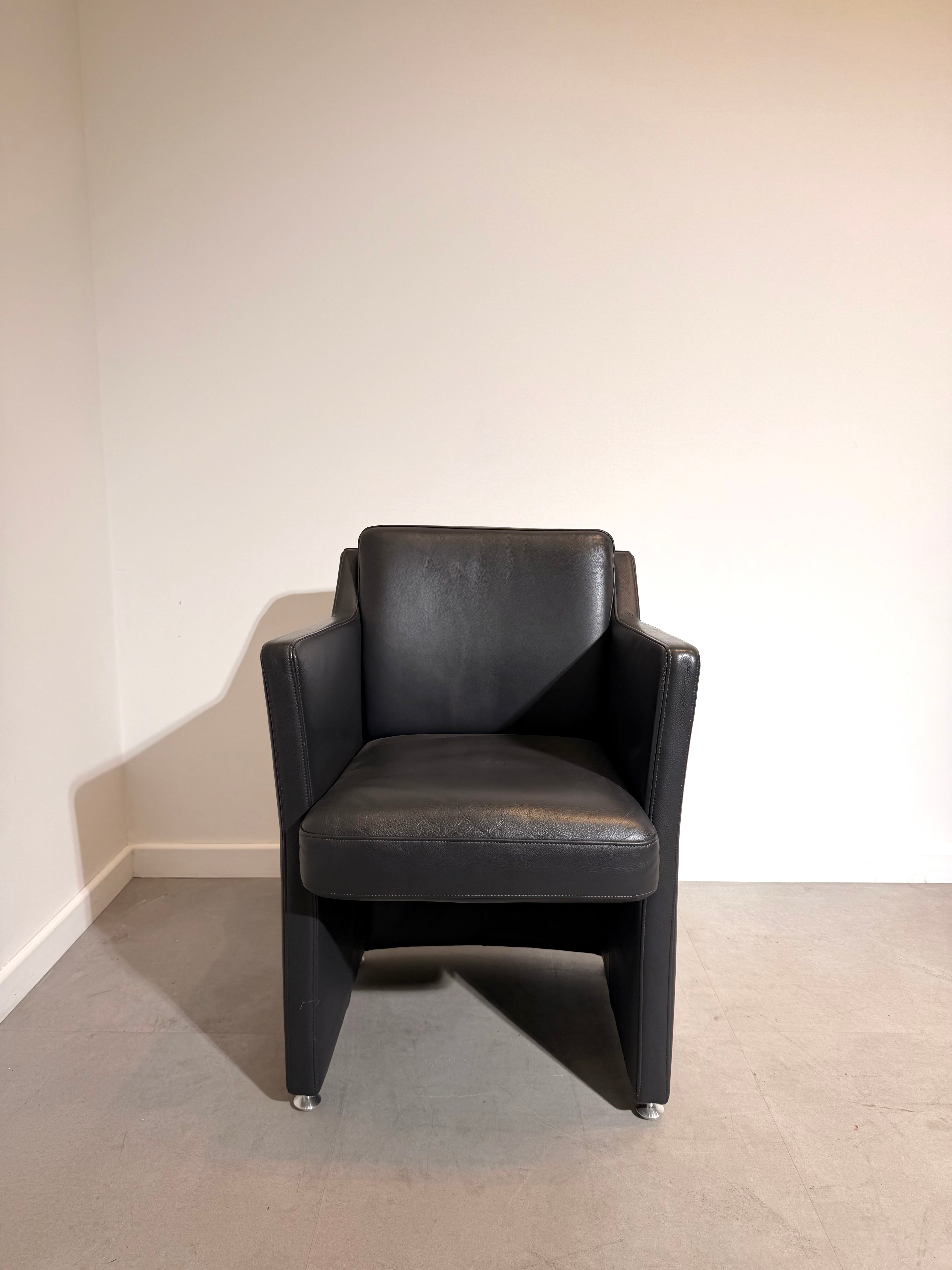 Rolf Benz Designer Leather Armchair