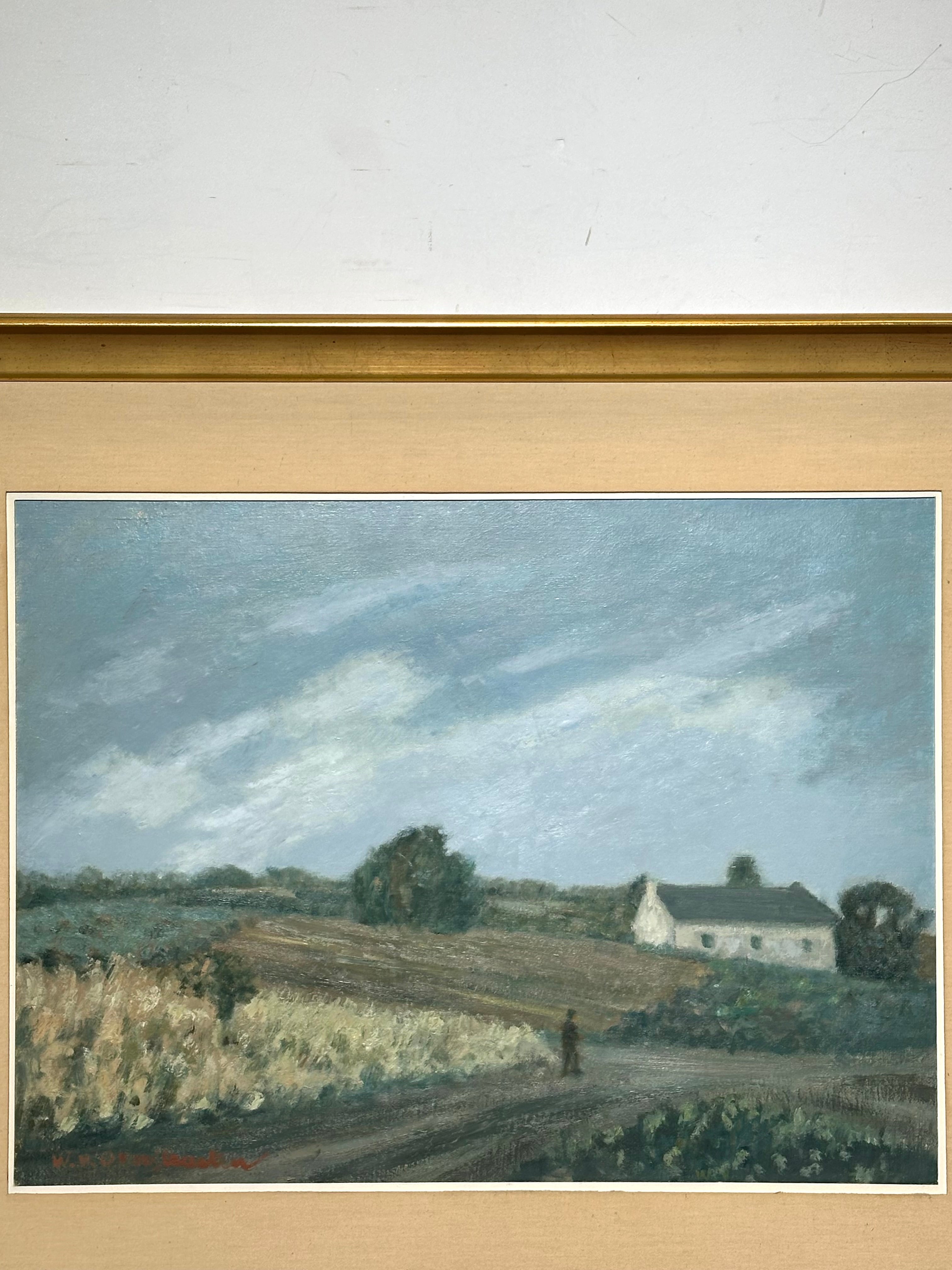 Original landscape painting by War Van Overstraete