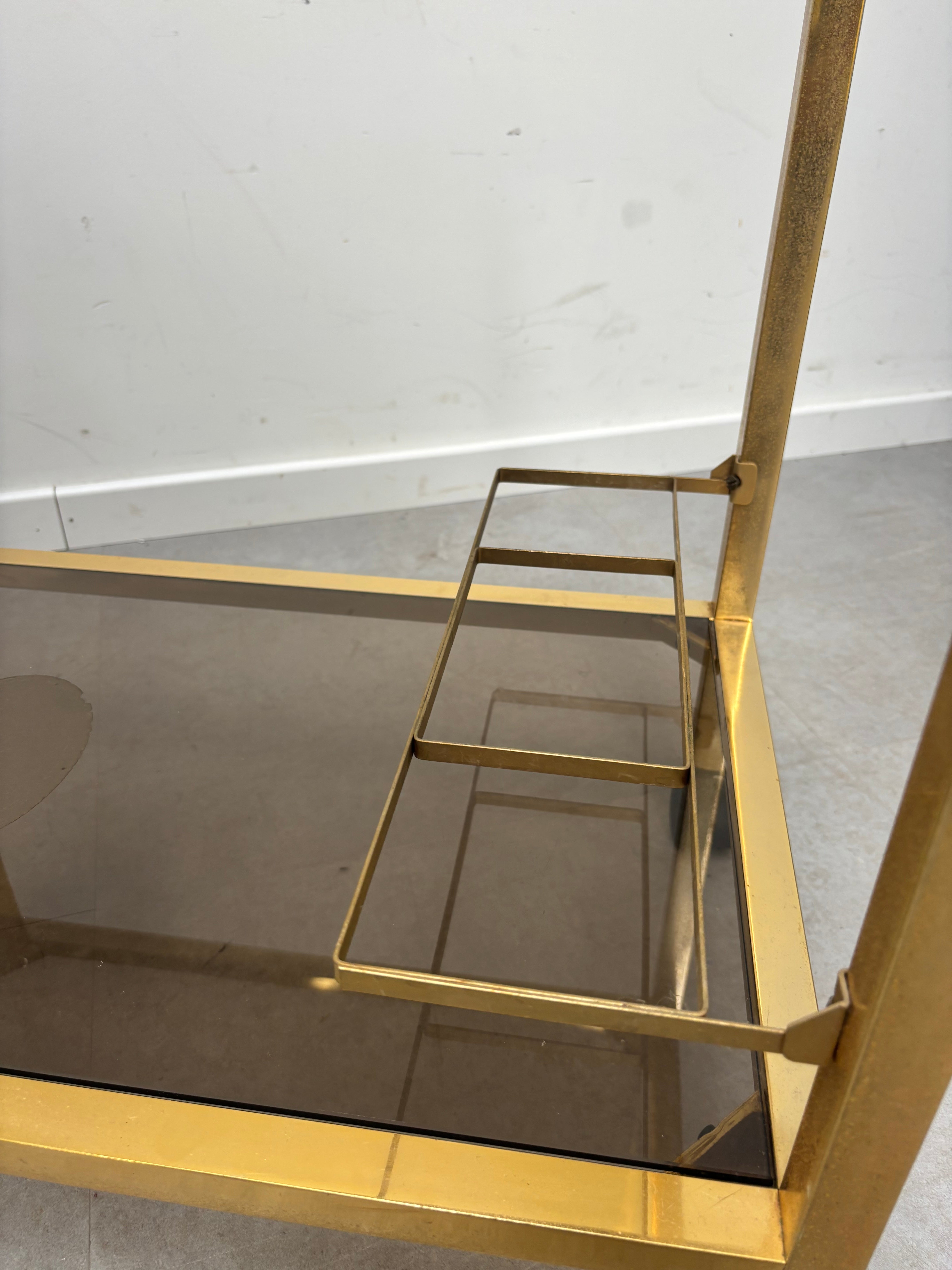 Regency Brass Bar Cart