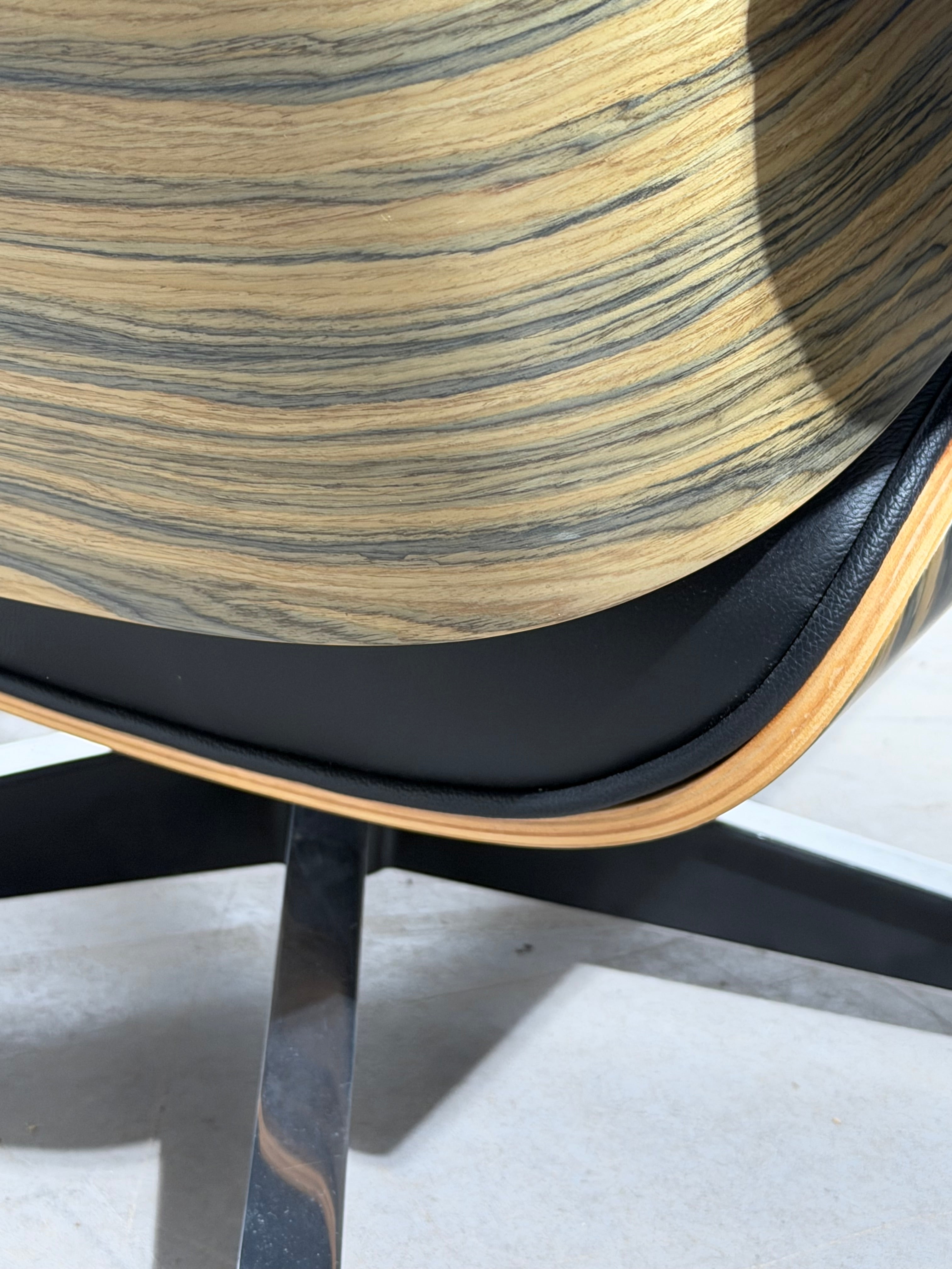 Eames Lounge Chair & Ottoman Replica – Rosewood Finish