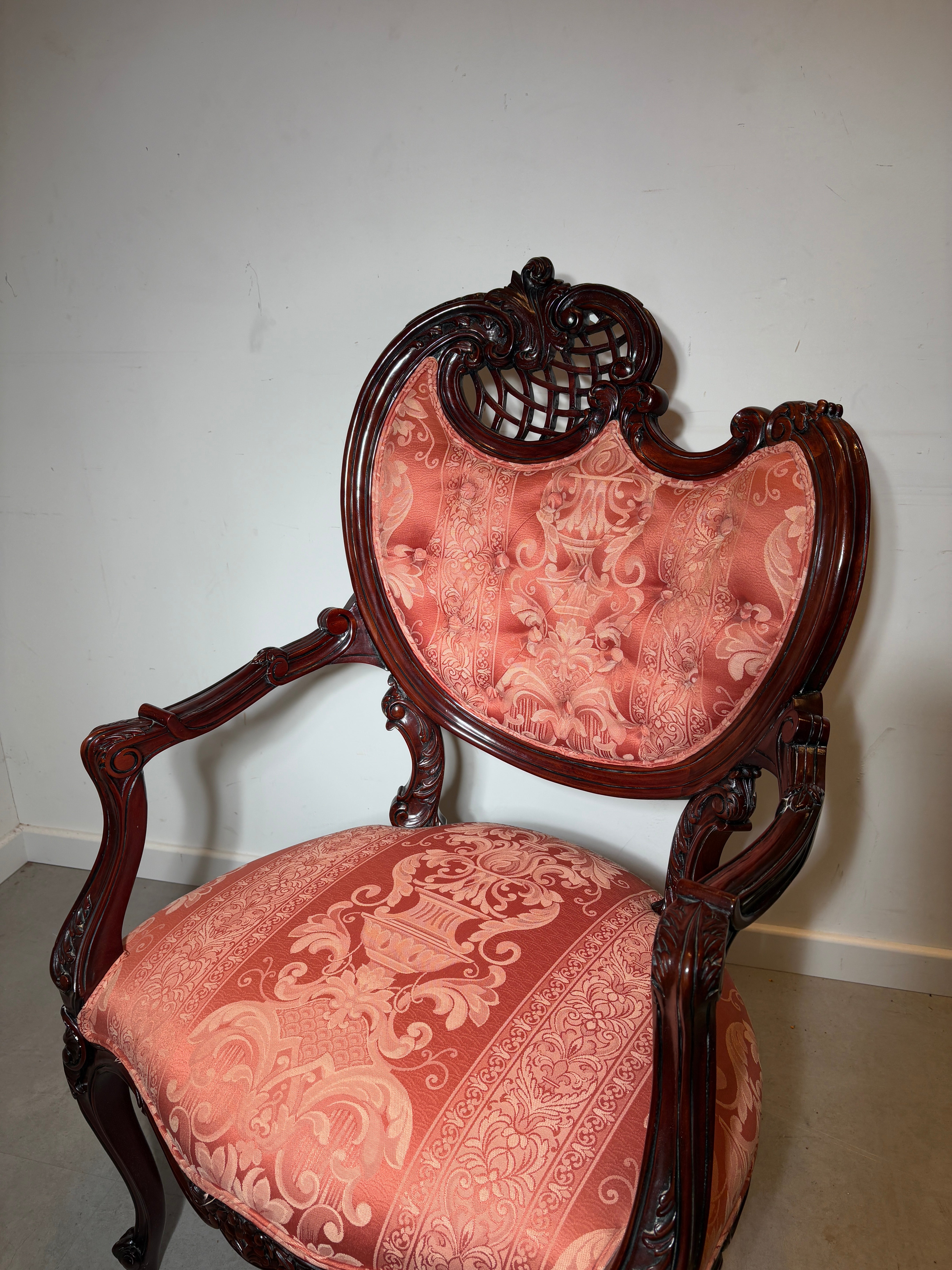 Armchair Mahogony Baroque Style