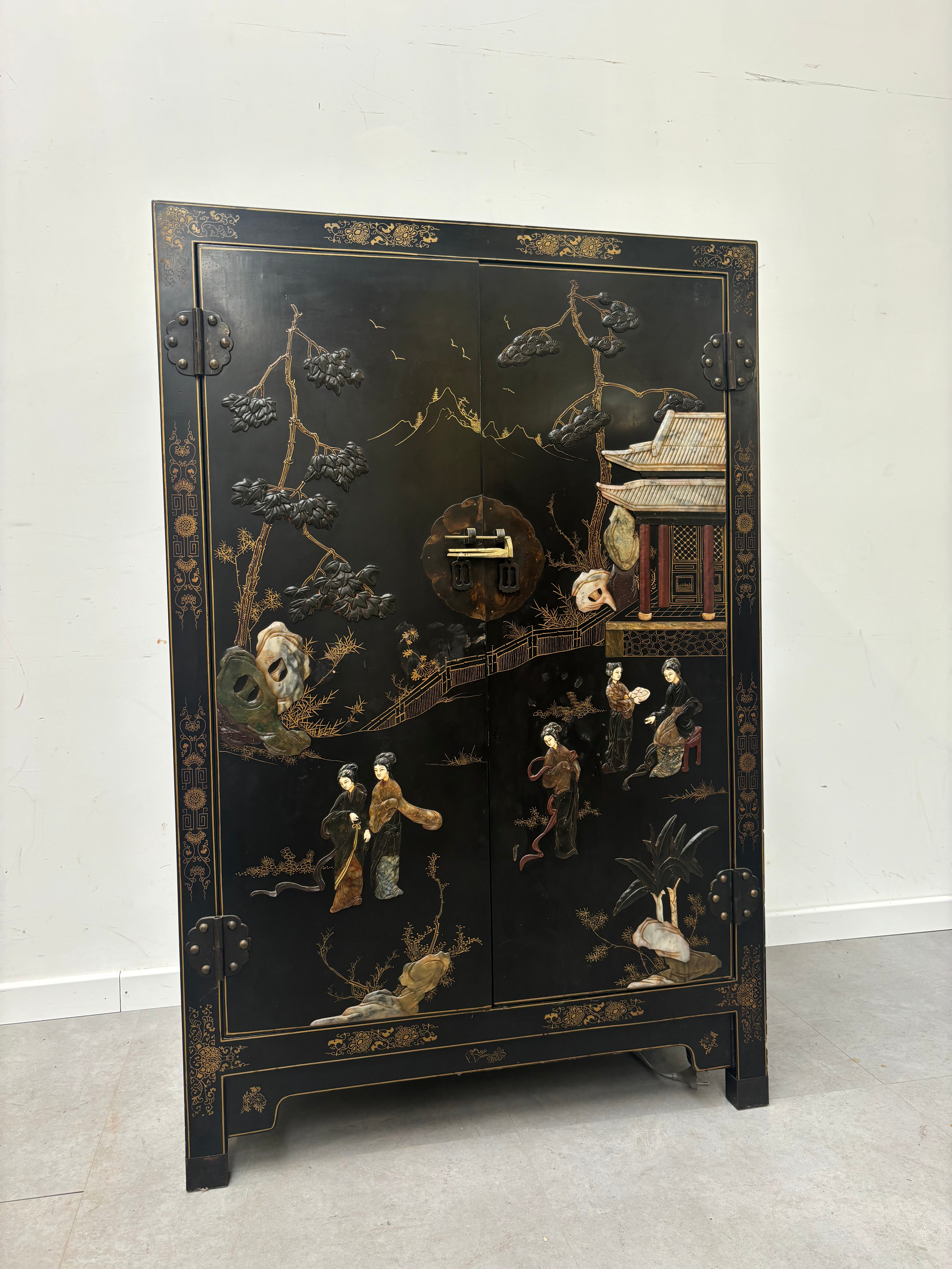 Chinese inlay cabinet