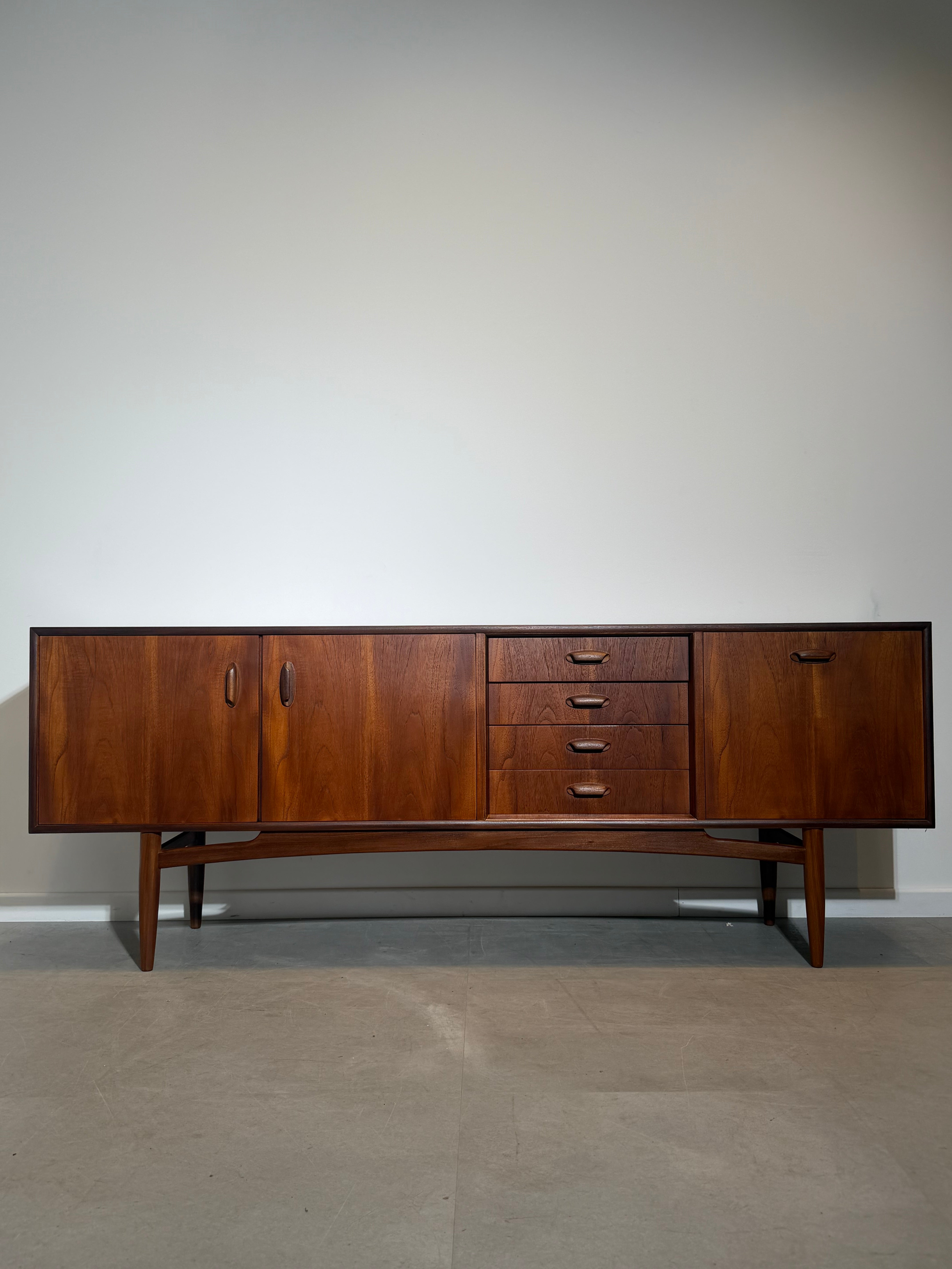 G-Plan “Brasilia” Sideboard by Victor Wilkins – Mid-Century Modern Teak Sideboard